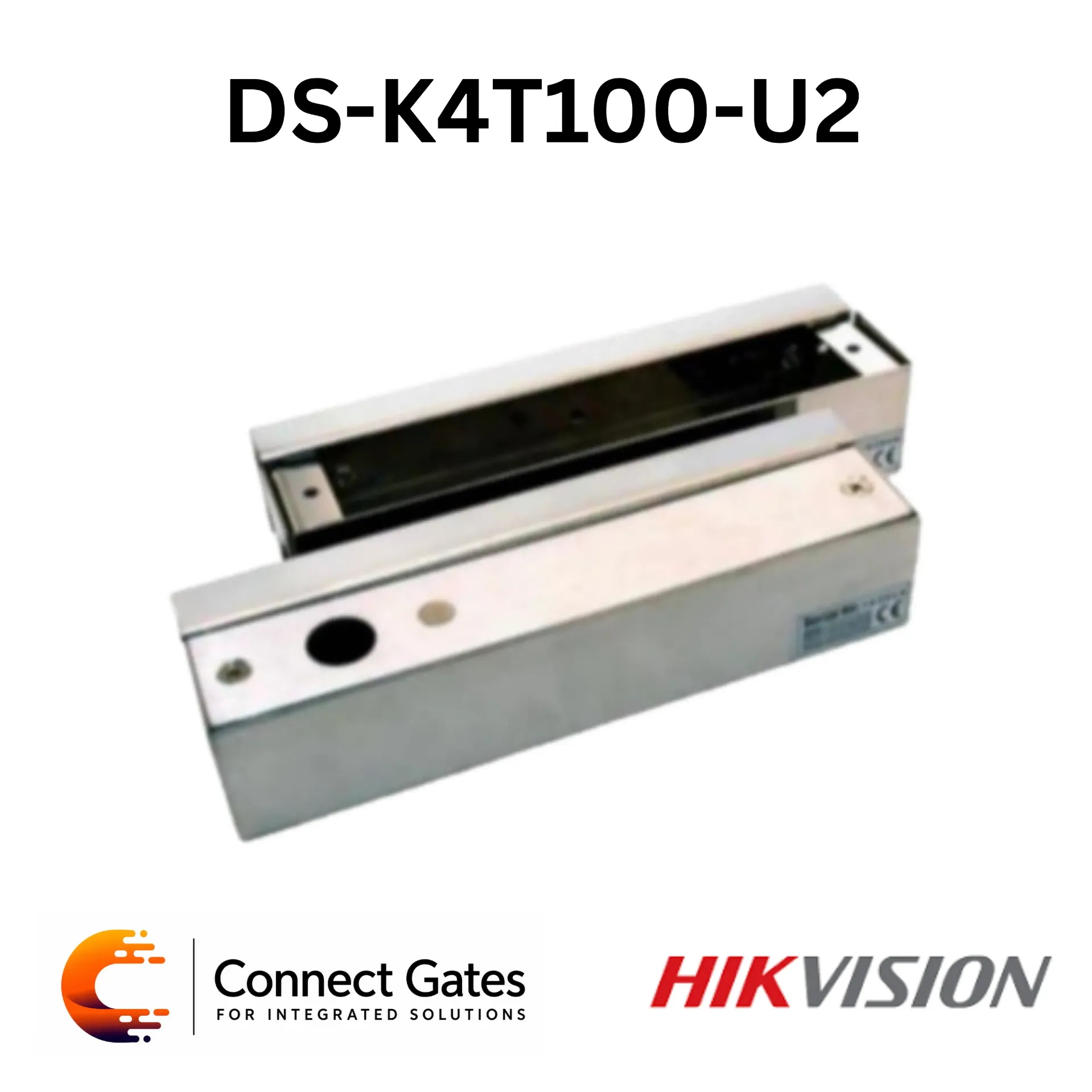 Hikvision DS-K4T100-U2 – Upper & Lower U-Bracket for DS-K4T100 Electric Bolt Lock