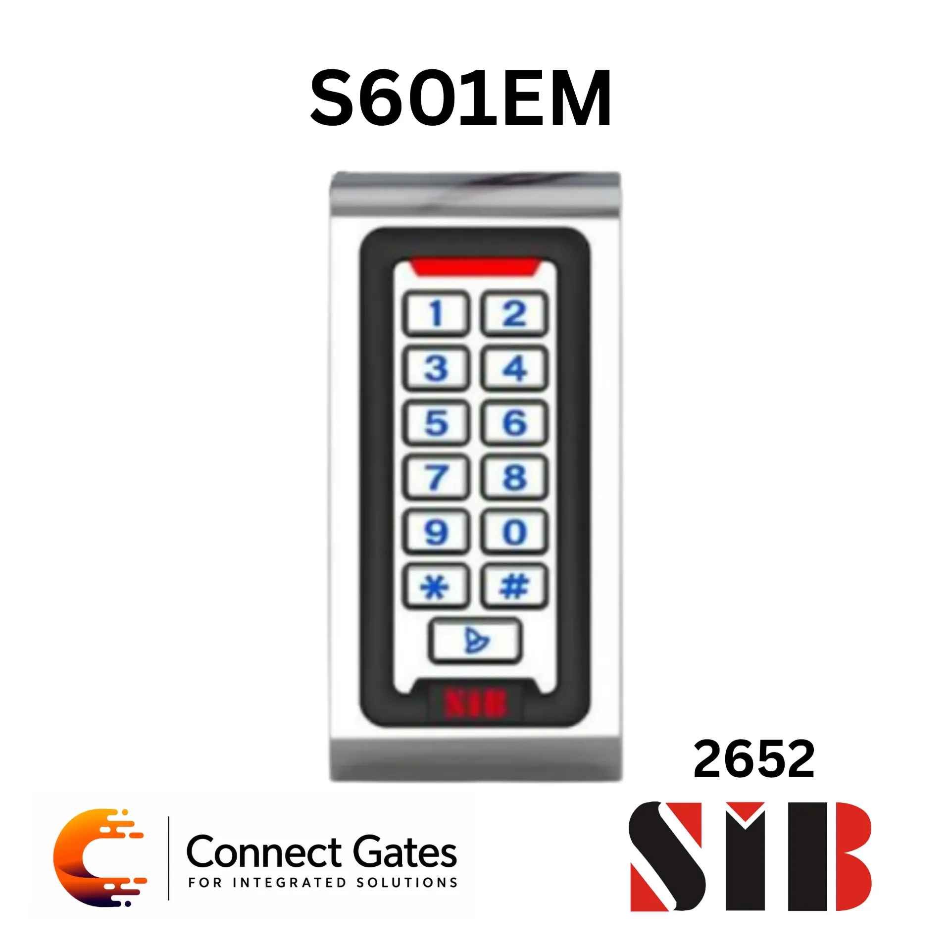 SIB S601EM – Indoor Standalone Door Access Control with Anti-Vandal Metal Keypad & EM Card Support