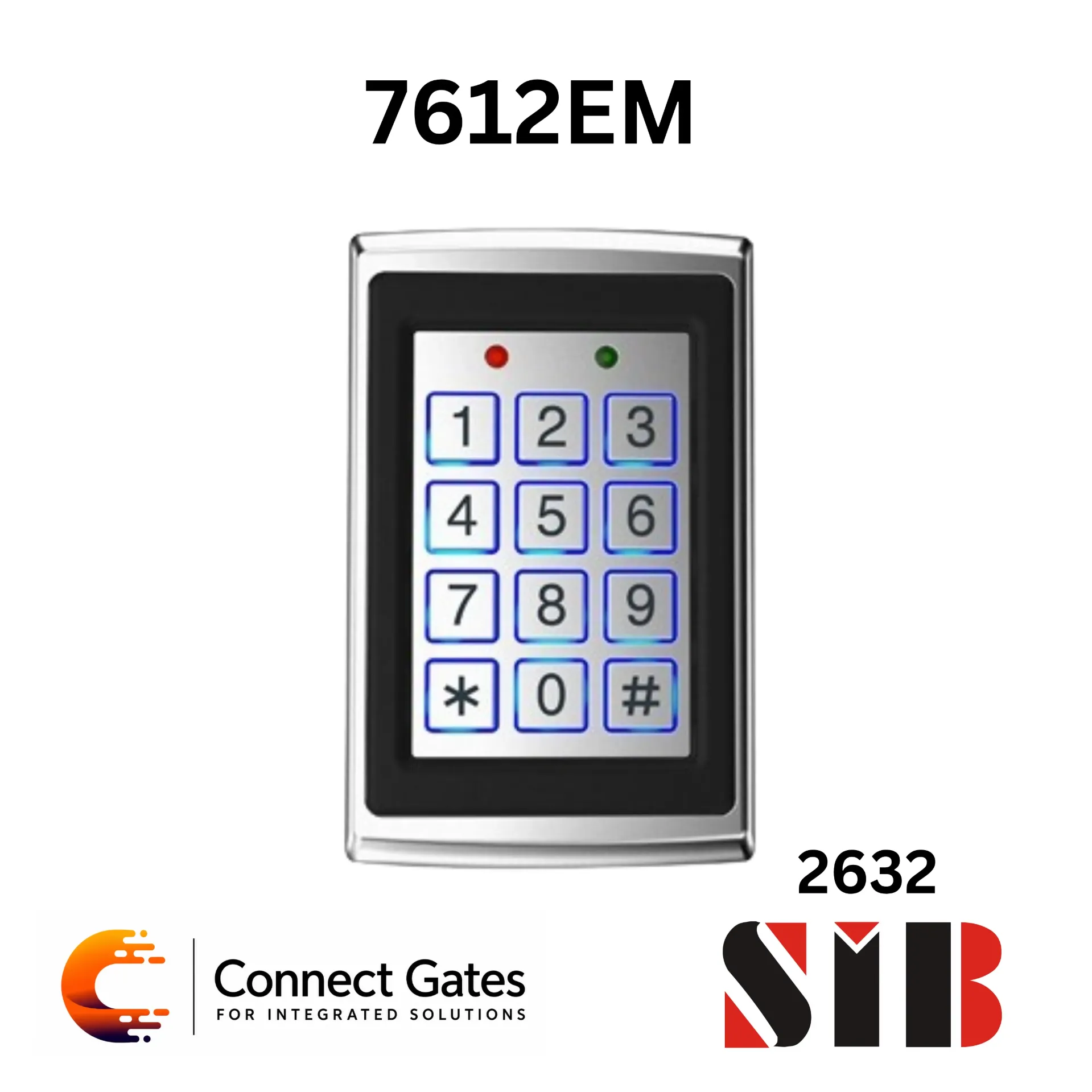 SIB 7612EM – Standalone Door Access Control with Metal Keypad & EM Card Support