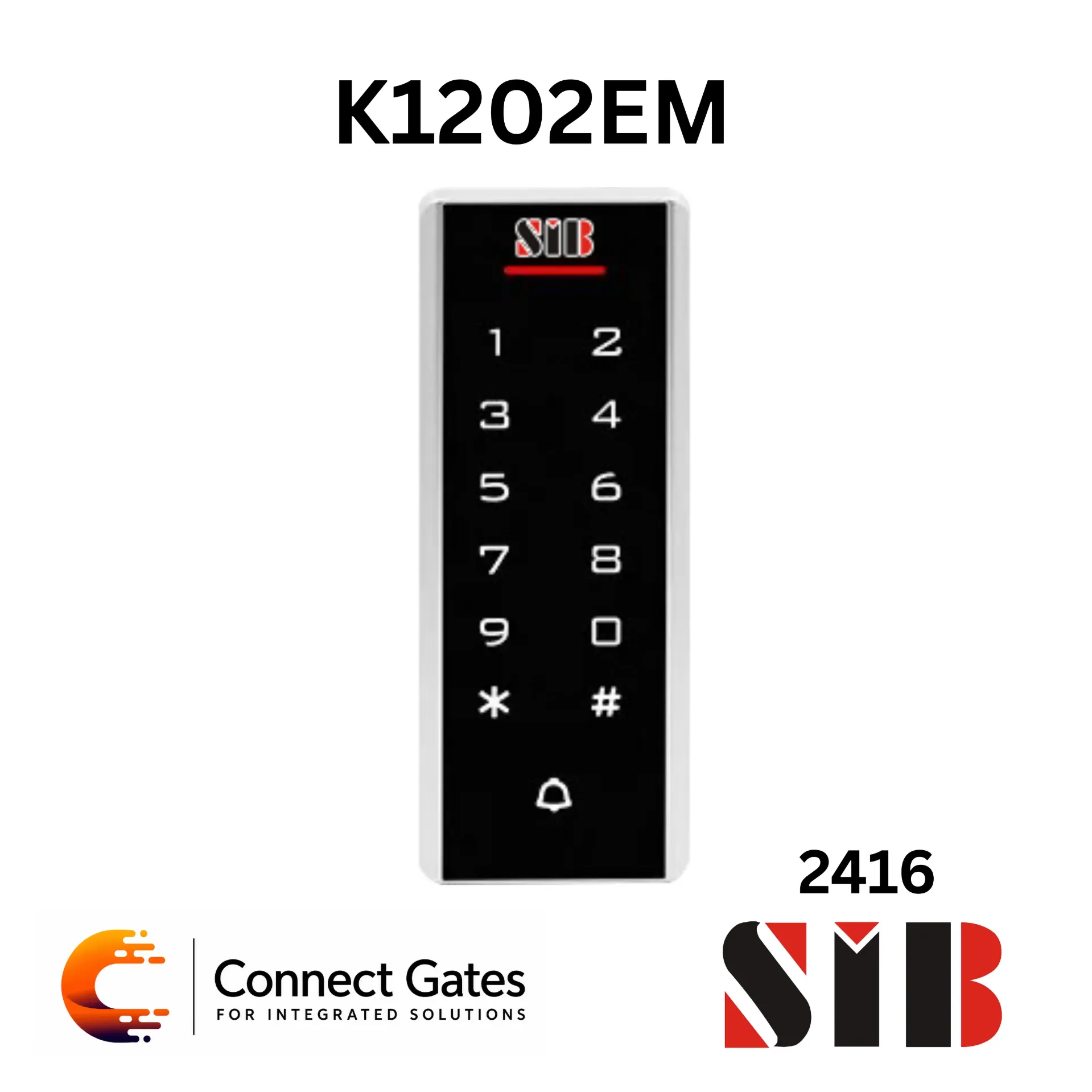 SIB K1202EM – Standalone Door Access Control with Keypad & EM Card Support