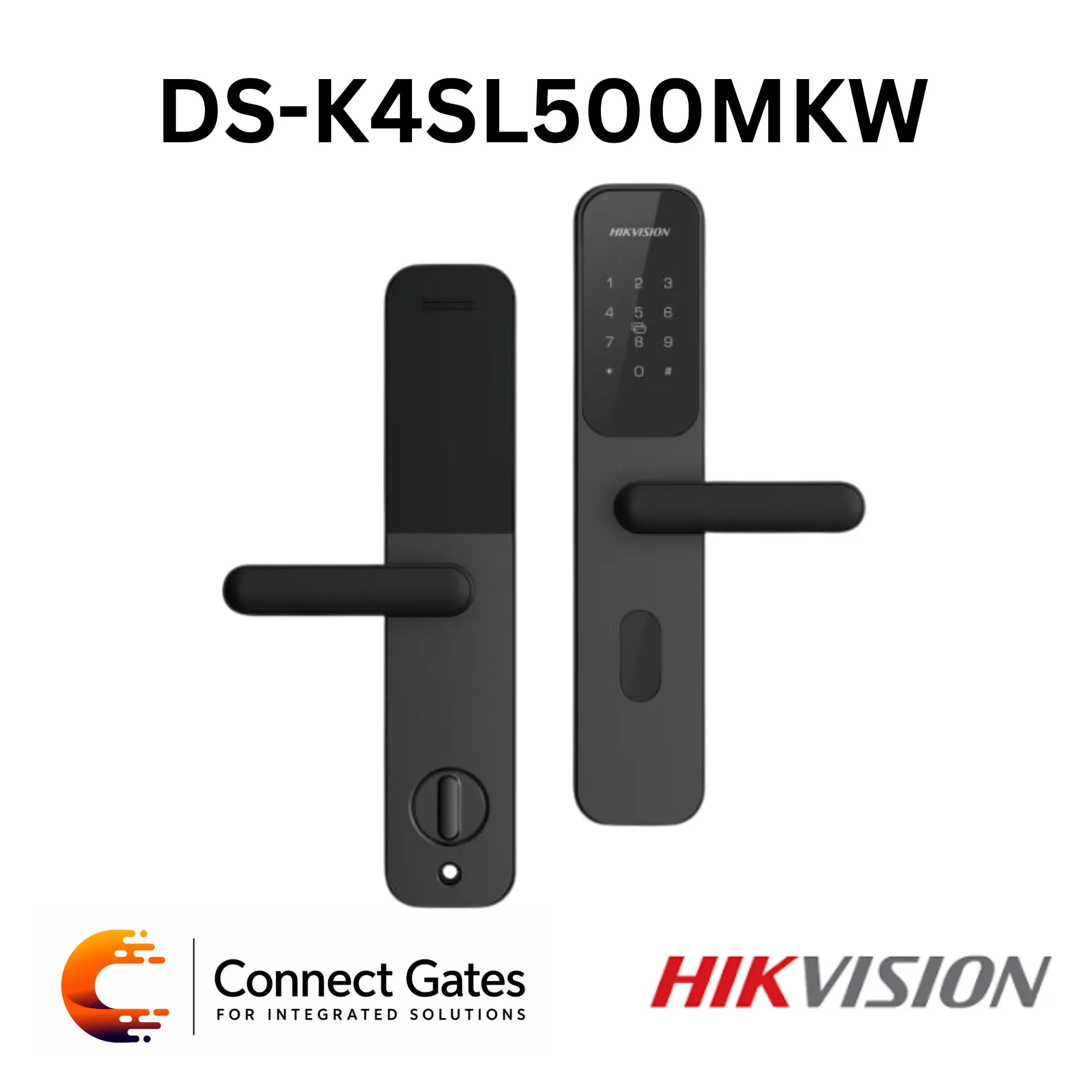 Hikvision DS-K4SL500MKW – Pro Smart Lock with Wi-Fi Connectivity