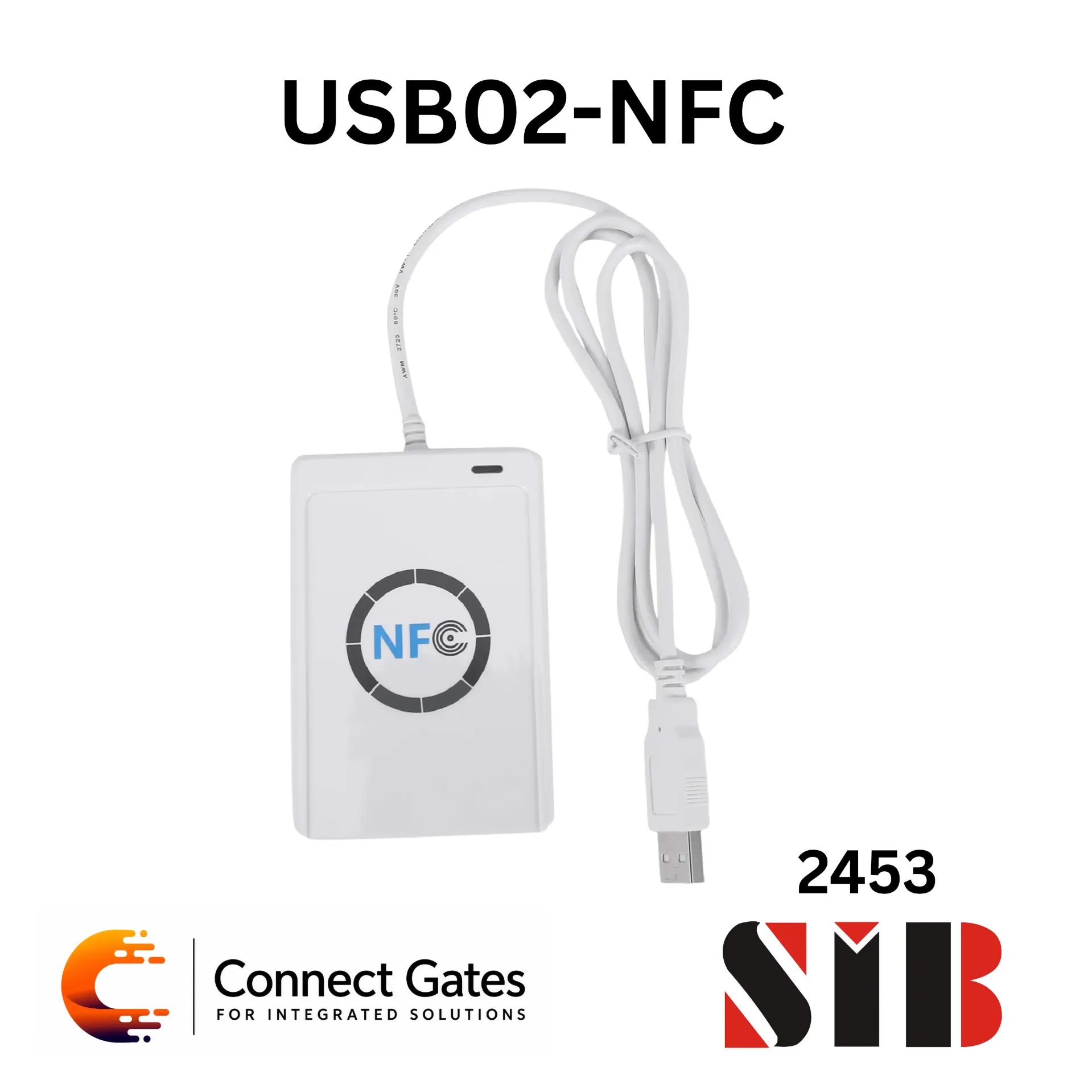 [USB02-NFC] SIB USB02-NFC – USB NFC Card Reader and Writer for Writable Access Cards