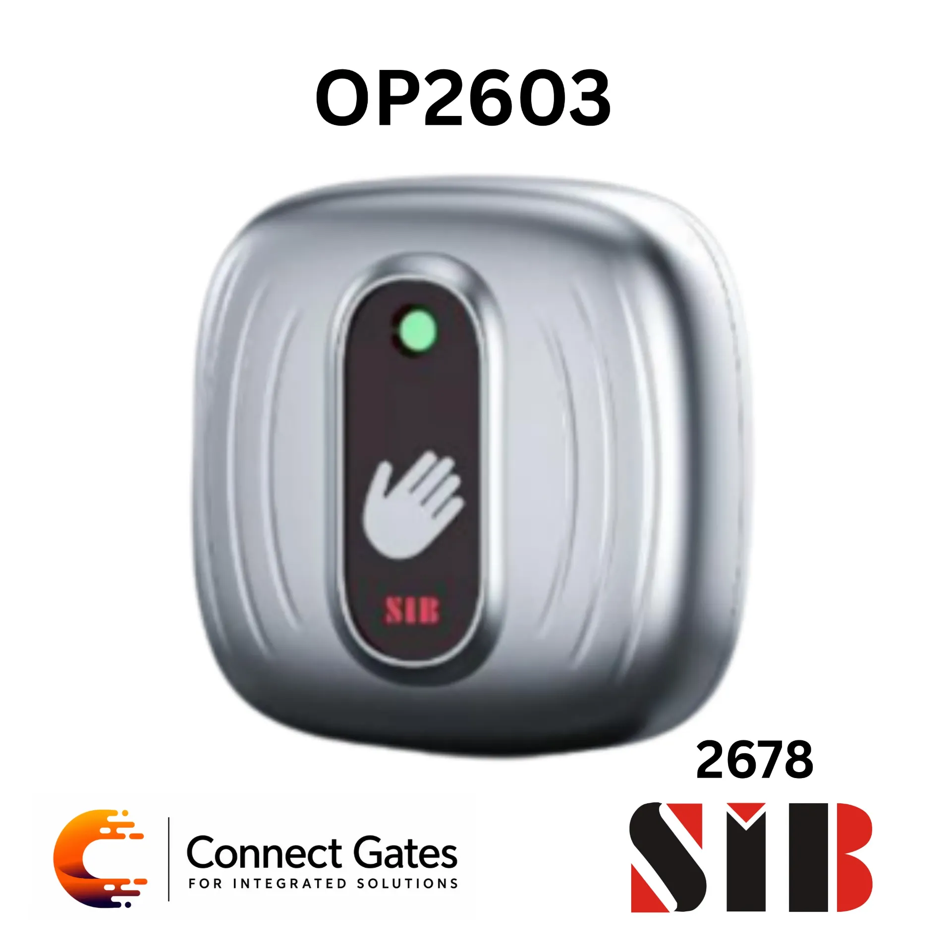 SIB OP2603 – No Touch Exit Button with 5cm Detection Range