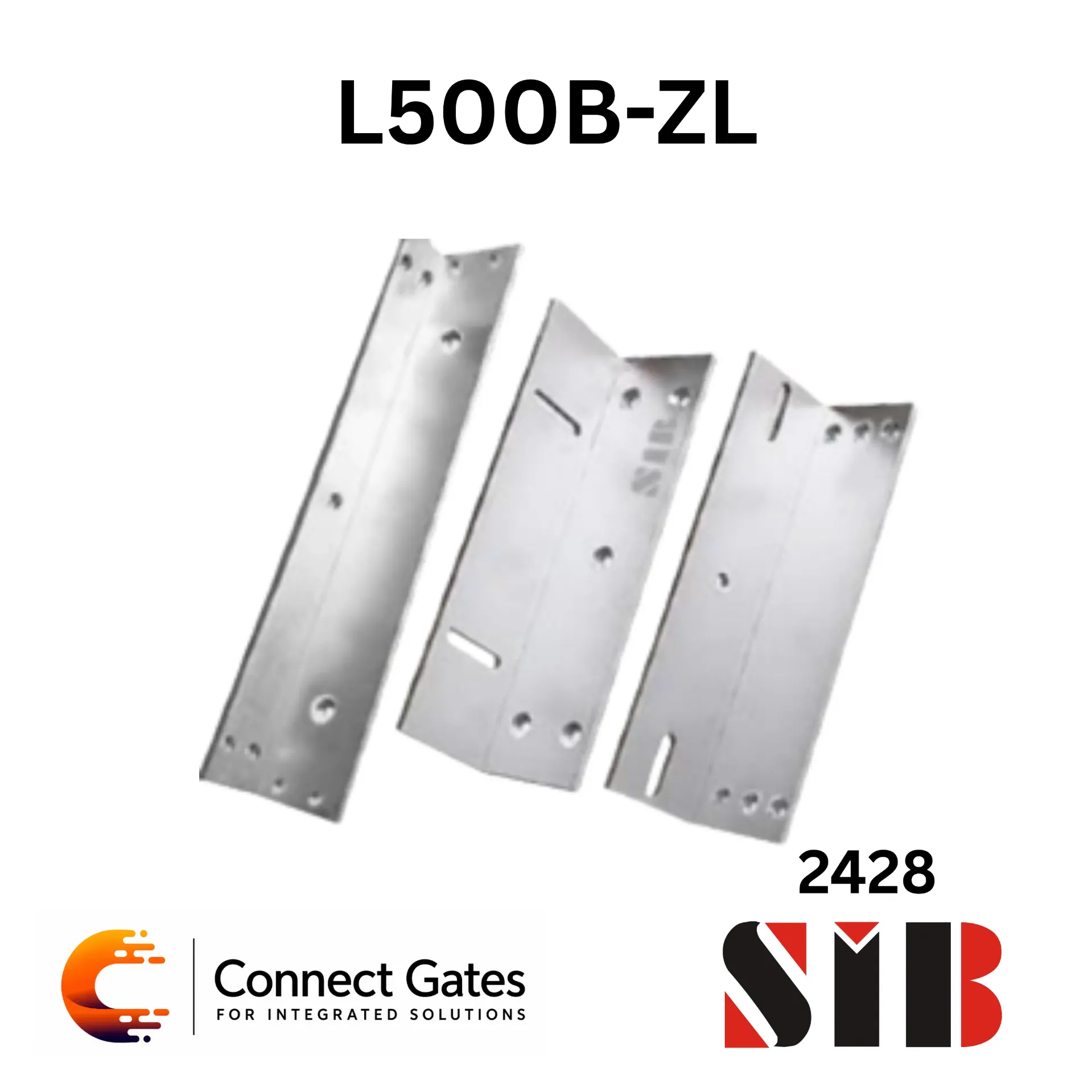 SIB L500B-ZL – ZL Aluminium Bracket for 500KG Magnetic Lock