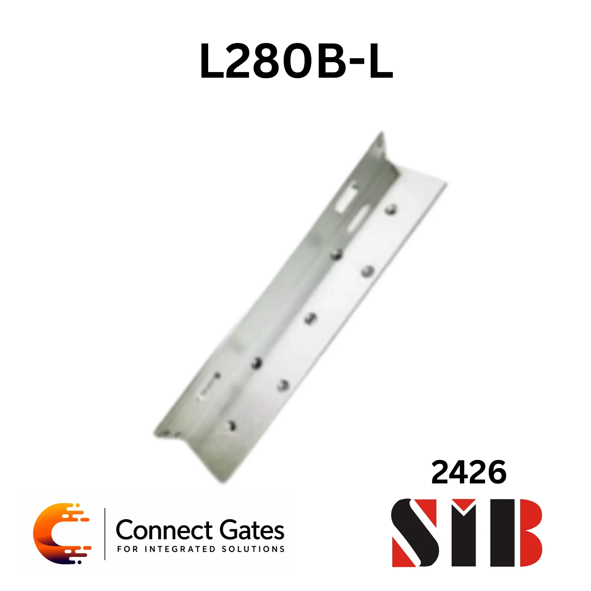 SIB L280B-L – L Aluminium Bracket for 280KG Magnetic Lock