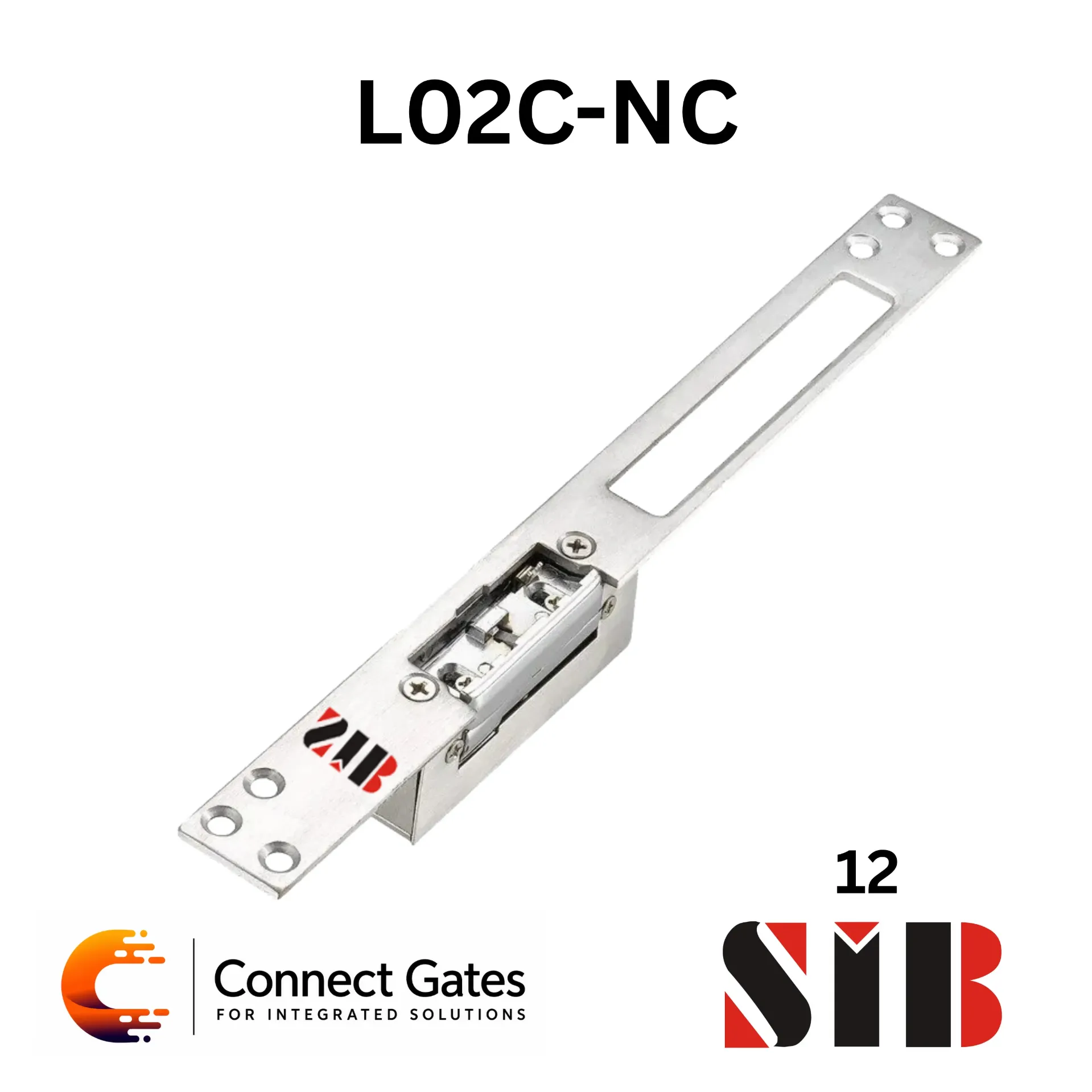 [L02C-NC] SIB L02C-NC – Electric Strike Lock with Adjustable Door Opening Direction, 6V/12V DC/AC Support