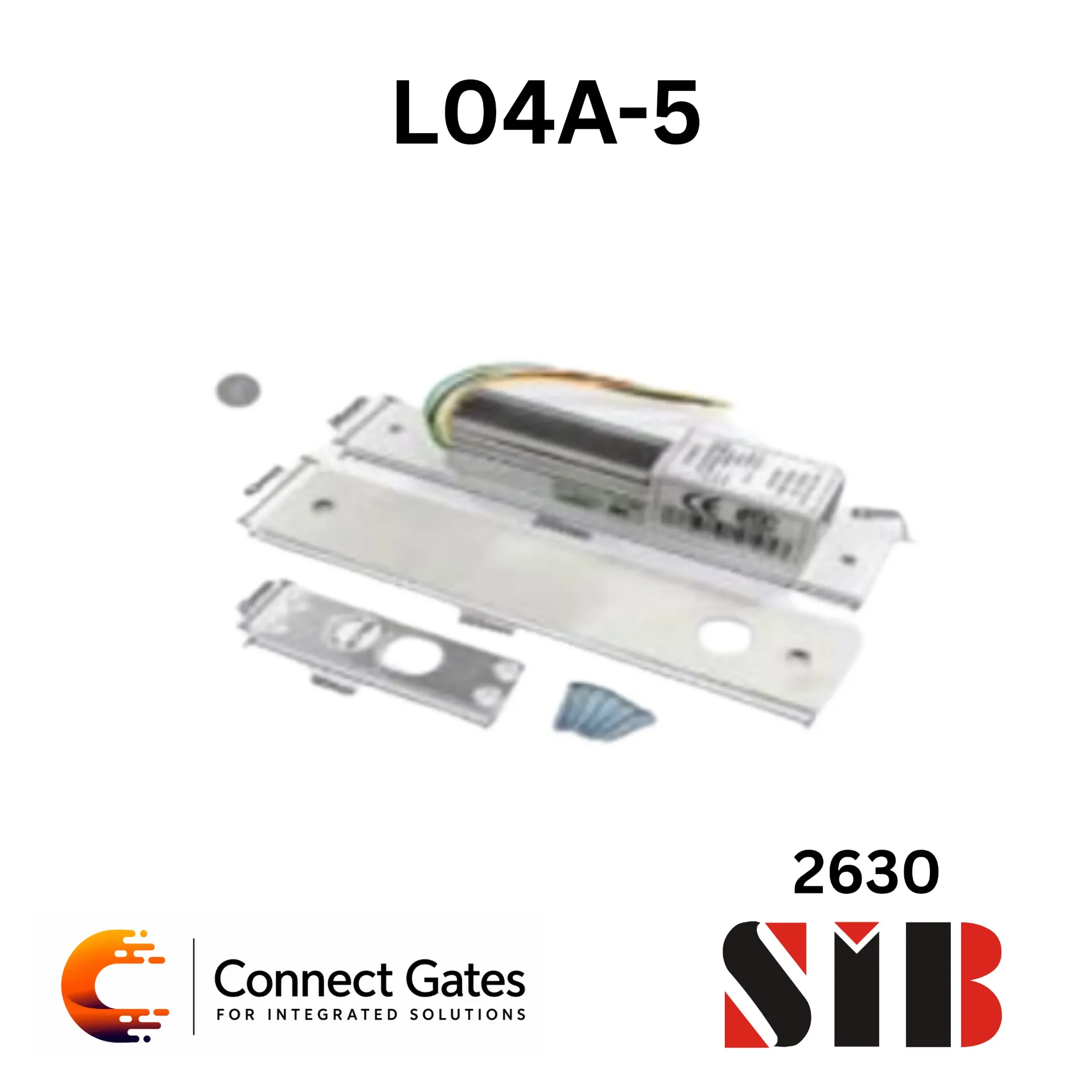 [L04A-5] SIB L04A-5 – Electric Door Bolt Lock 5-Line for Access Control with DC 12V Operation