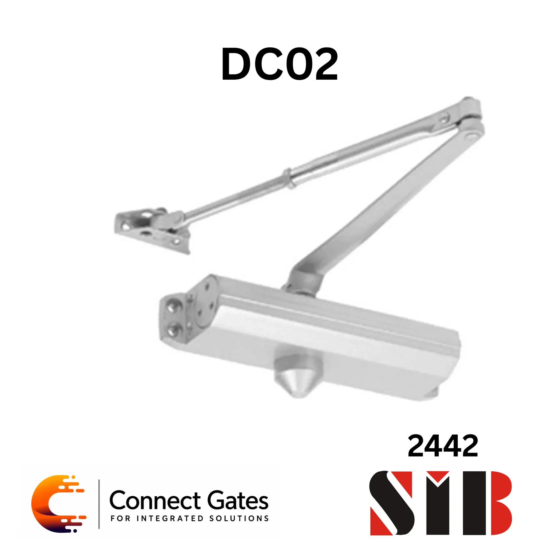 SIB DC02 – Automatic Door Closer 45/60KG with Aluminium Housing