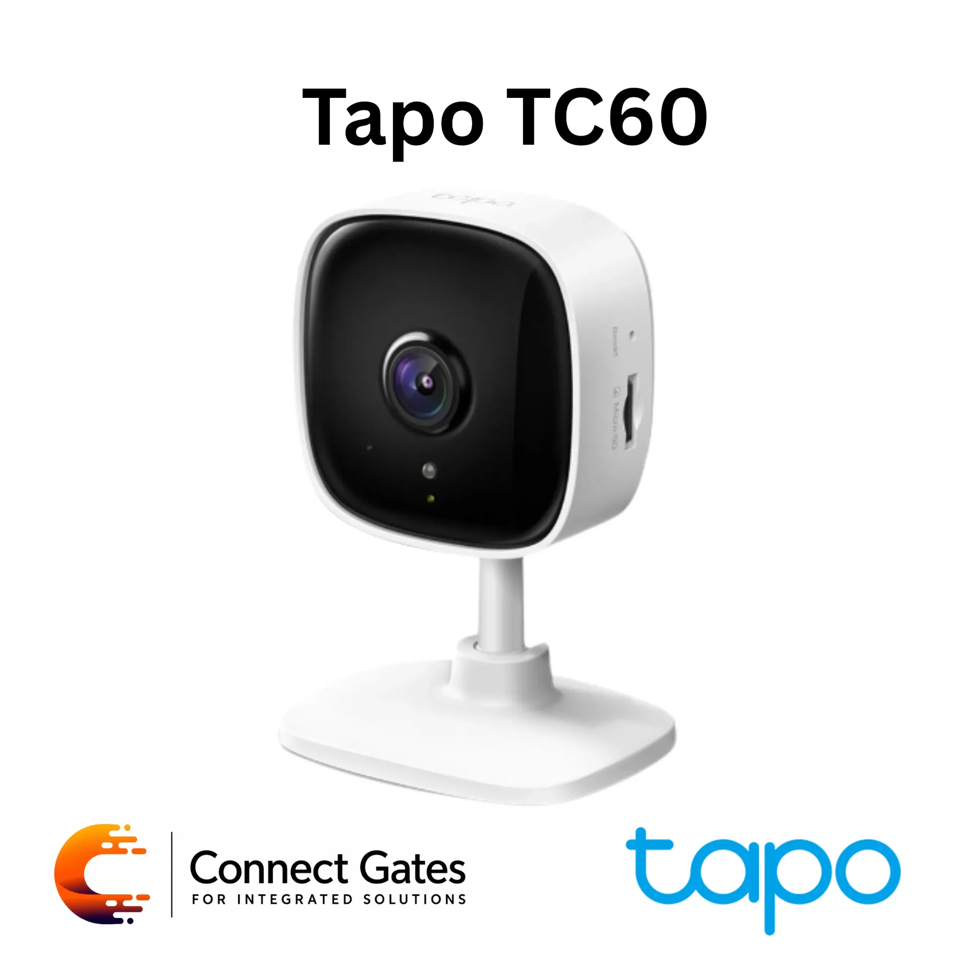 [TC60] Tapo TC60 – 1080p Home Security Wi-Fi Camera with Night Vision, Two-Way Audio & Motion Detection