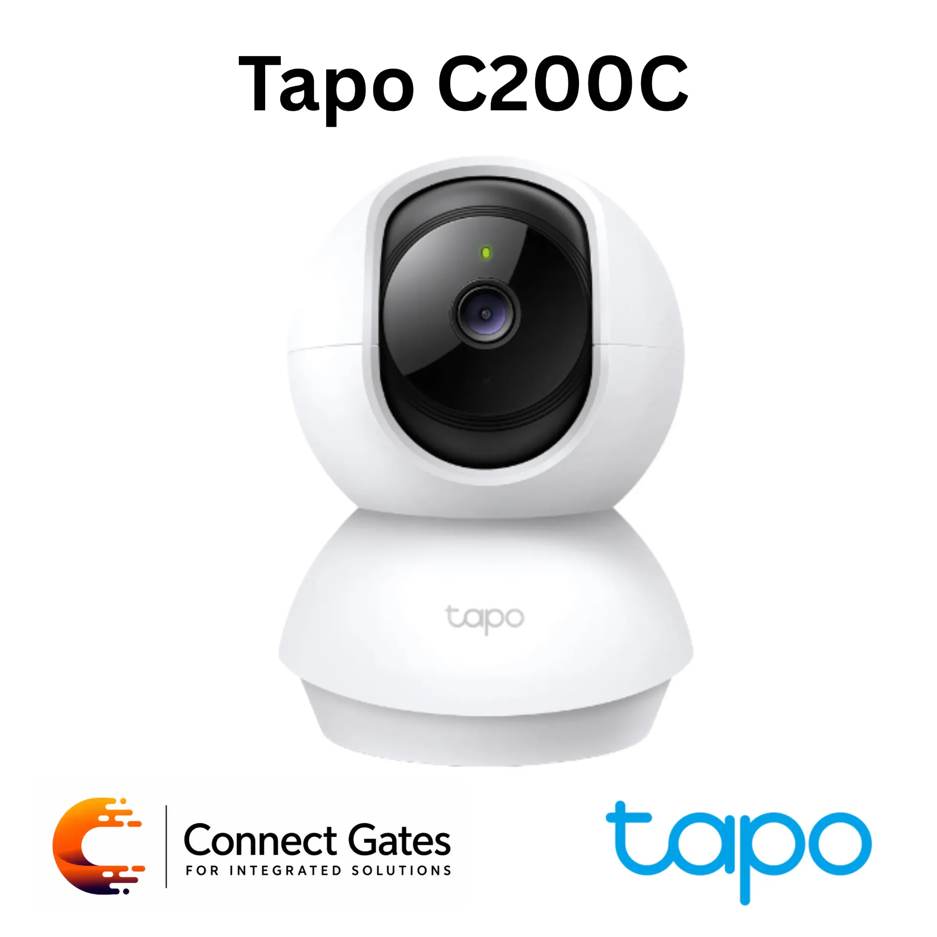 [C200C] Tapo C200C – 1080p Pan/Tilt Home Security Wi-Fi Camera with 360° View, Motion Tracking & Two-Way Audio