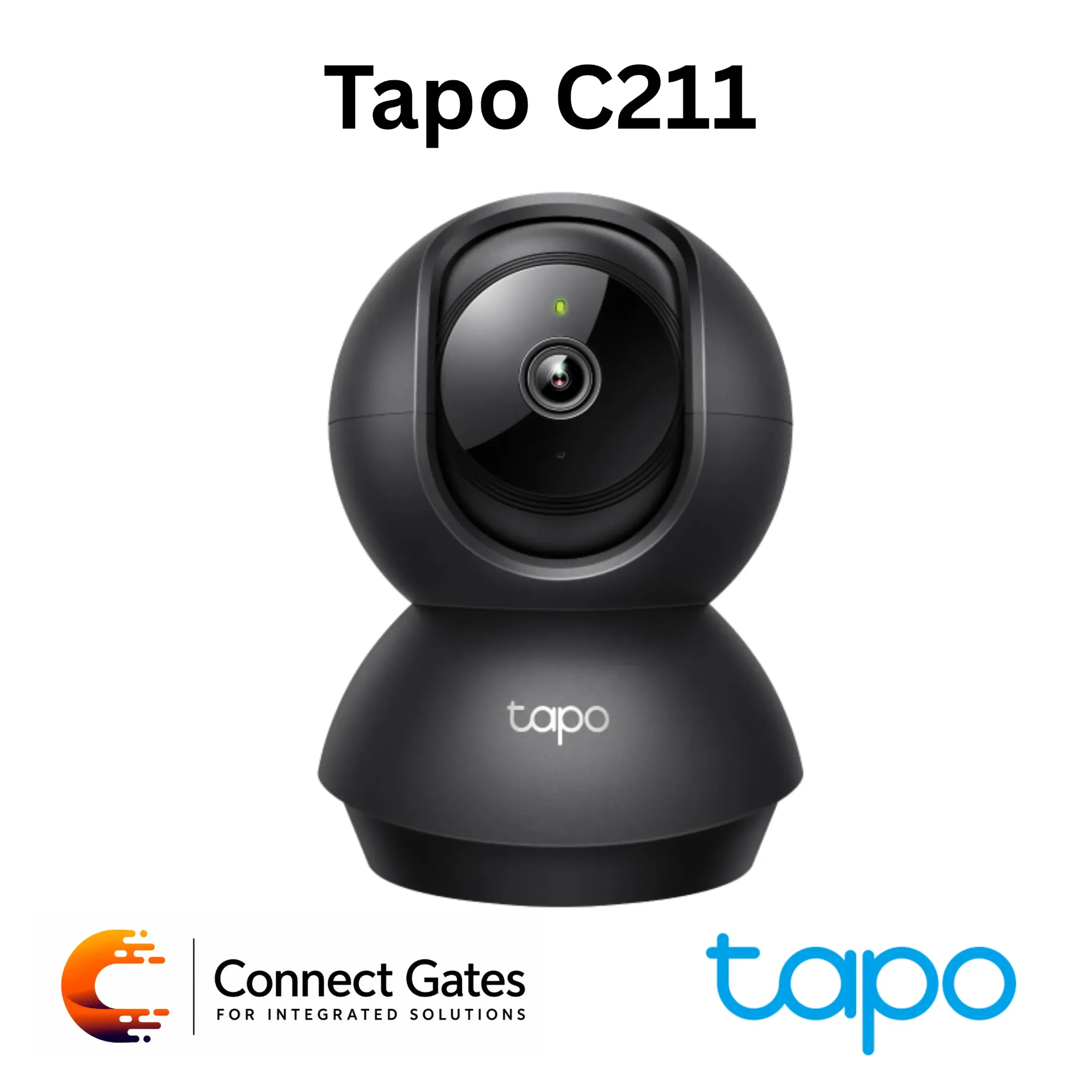 [C211] Tapo C211 – 2K 3MP Pan/Tilt Home Security Wi-Fi Camera with 360° View & Two-Way Audio