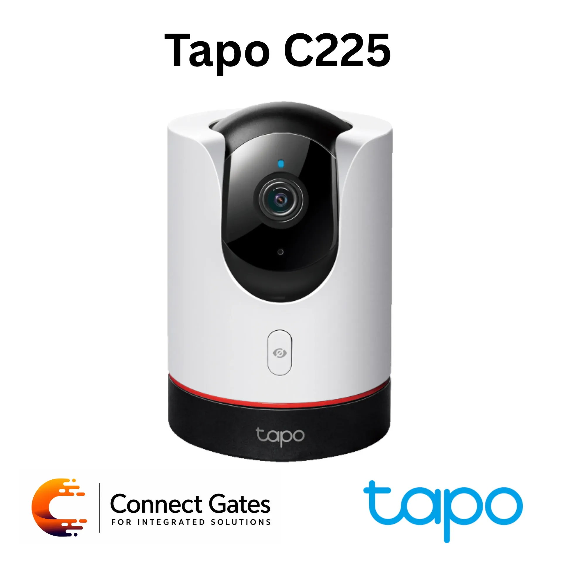 [C225] Tapo C225 – 2K QHD 4MP Pan/Tilt AI Home Security Wi-Fi Camera with Privacy Shield, Starlight Sensor & HomeKit Support