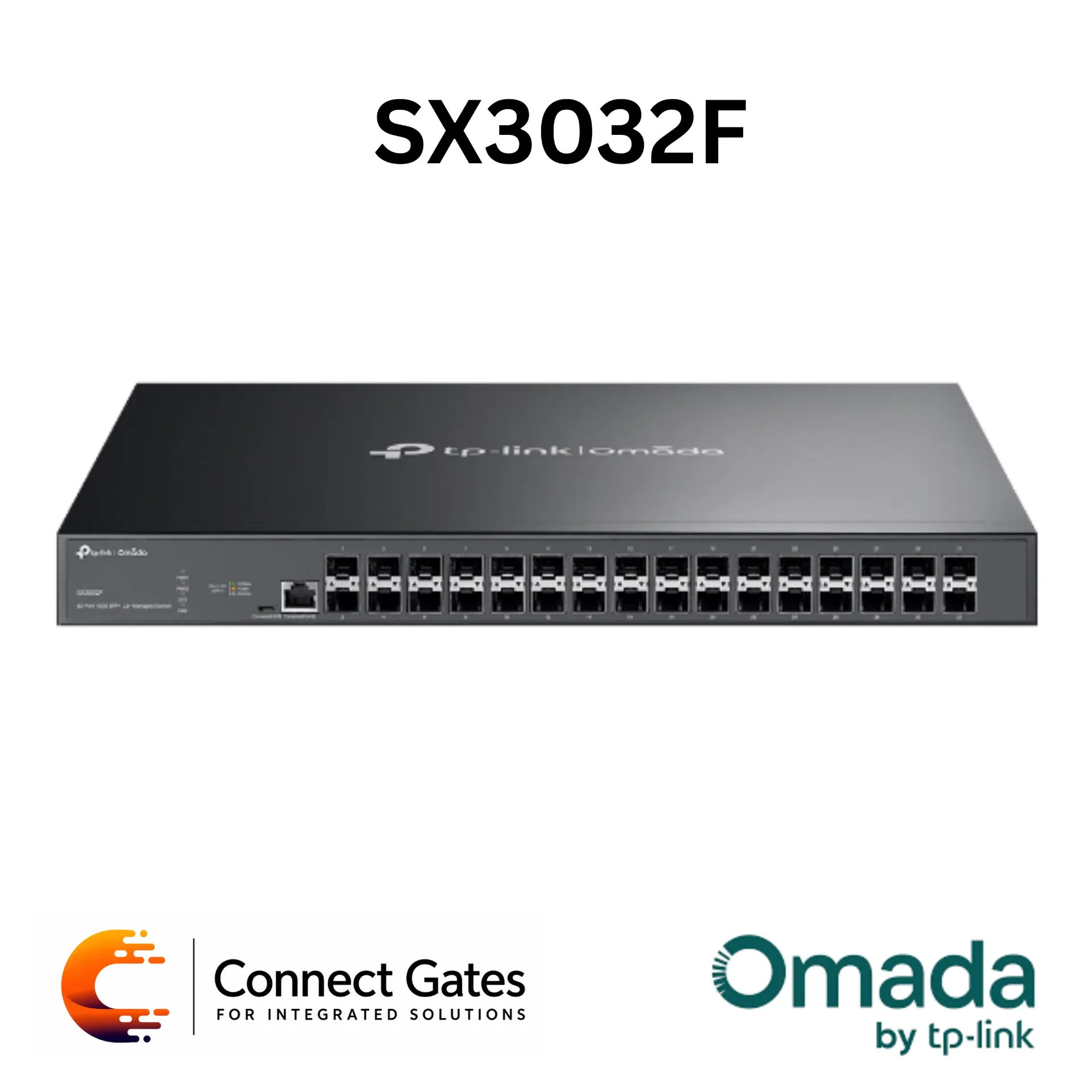 [SX3032F] Omada SX3032F – 32-Port 10G SFP+ L2+ Managed Switch with Internal Fixed Dual Redundant Power Supplies