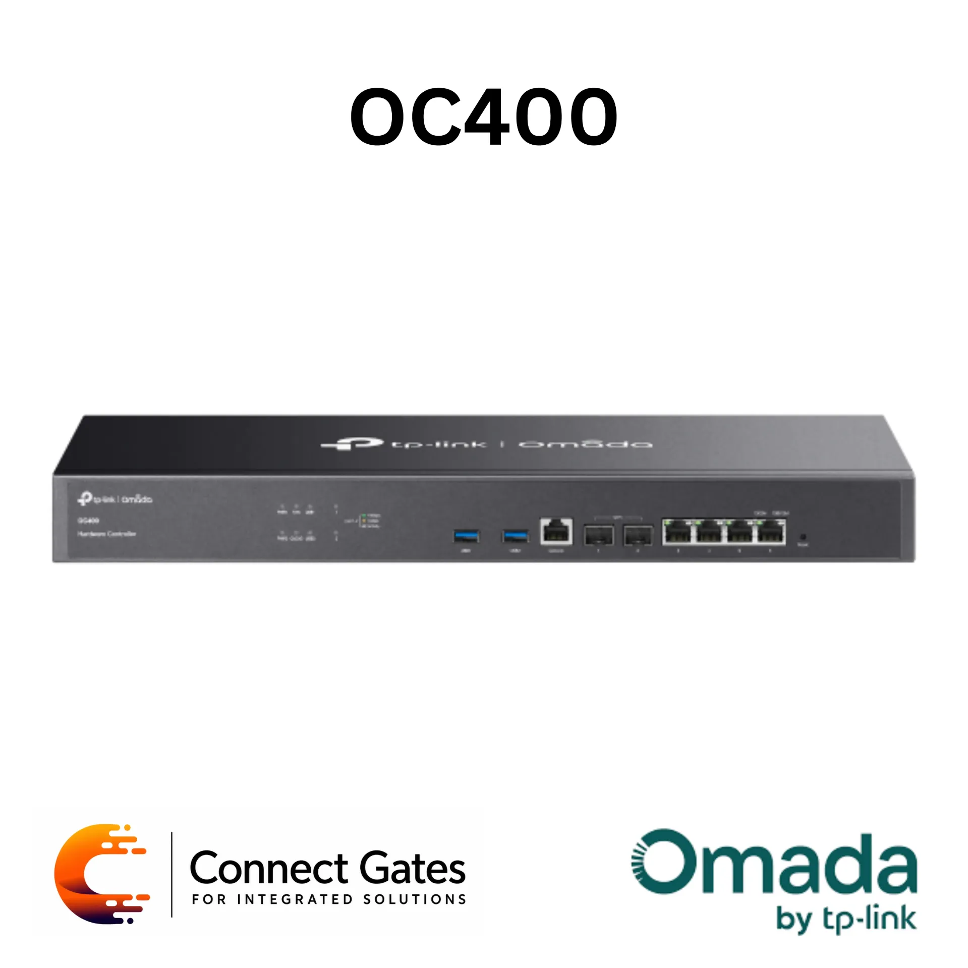 [OC400] Omada OC400 – Hardware Controller with 2 × 10G SFP+ Slots, Cloud Access & Centralized Management for Large Omada Networks