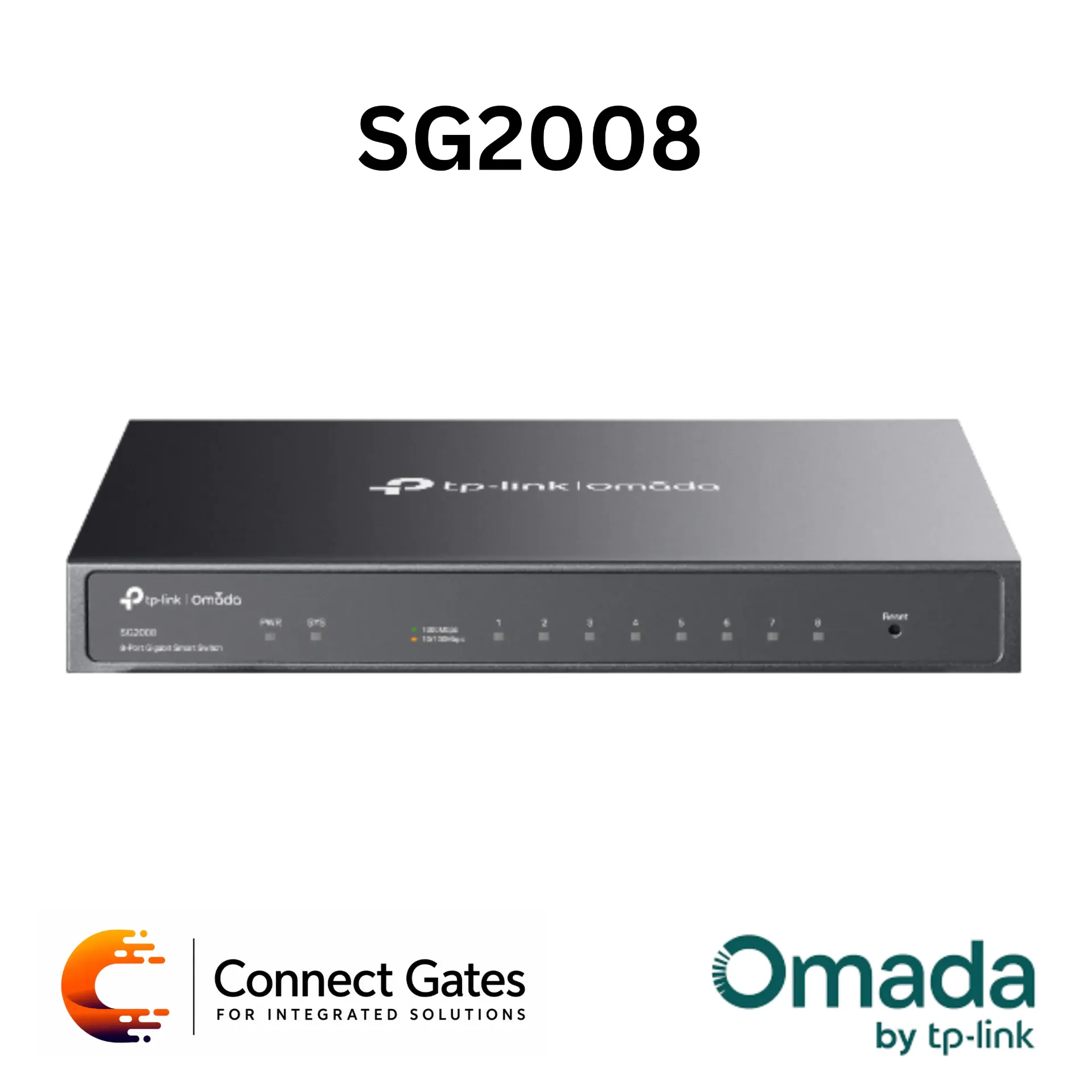 Omada SG2008 – 8-Port Gigabit Smart Switch with 1 PoE In Port