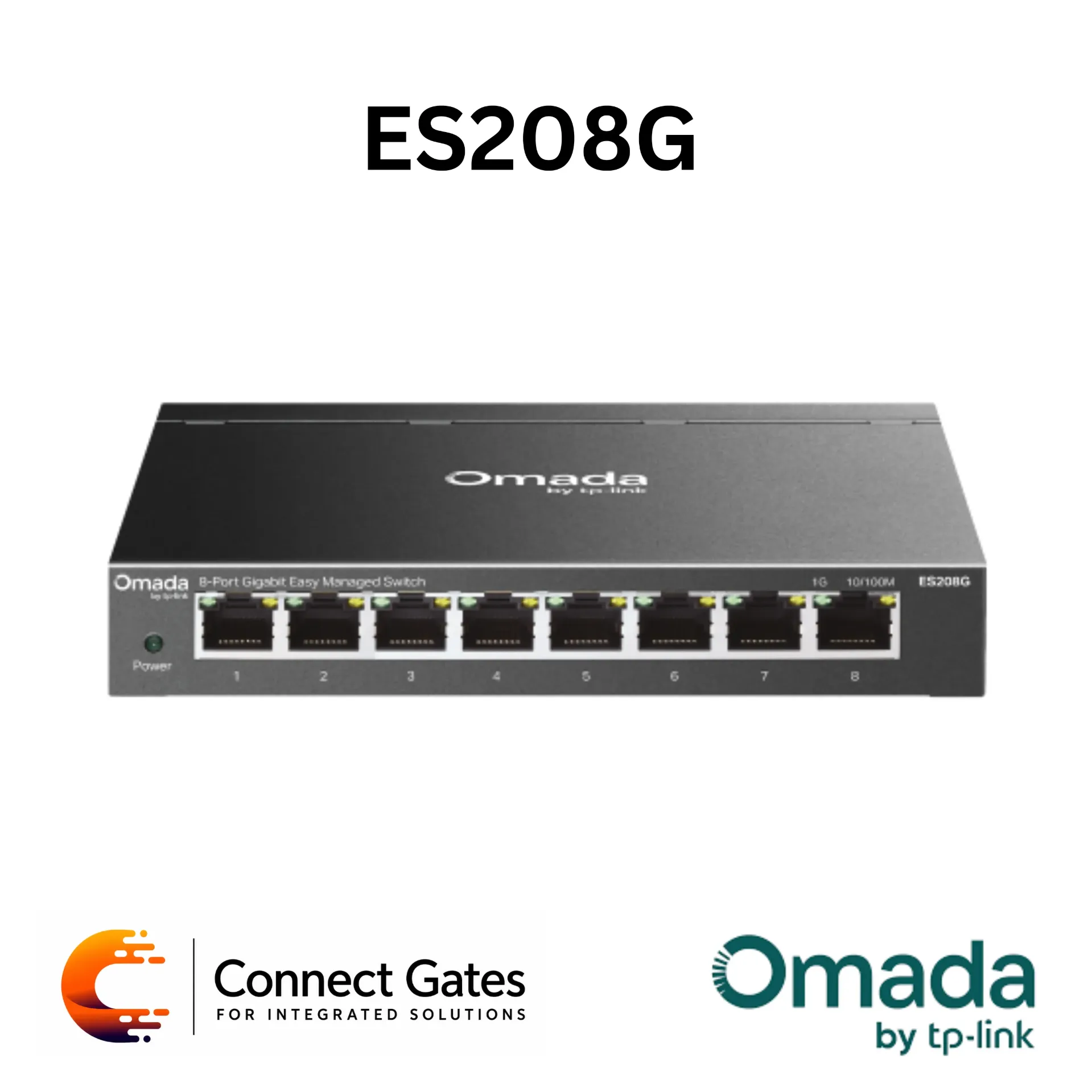 [ES208G] Omada ES208G – 8-Port Gigabit Easy Managed Switch