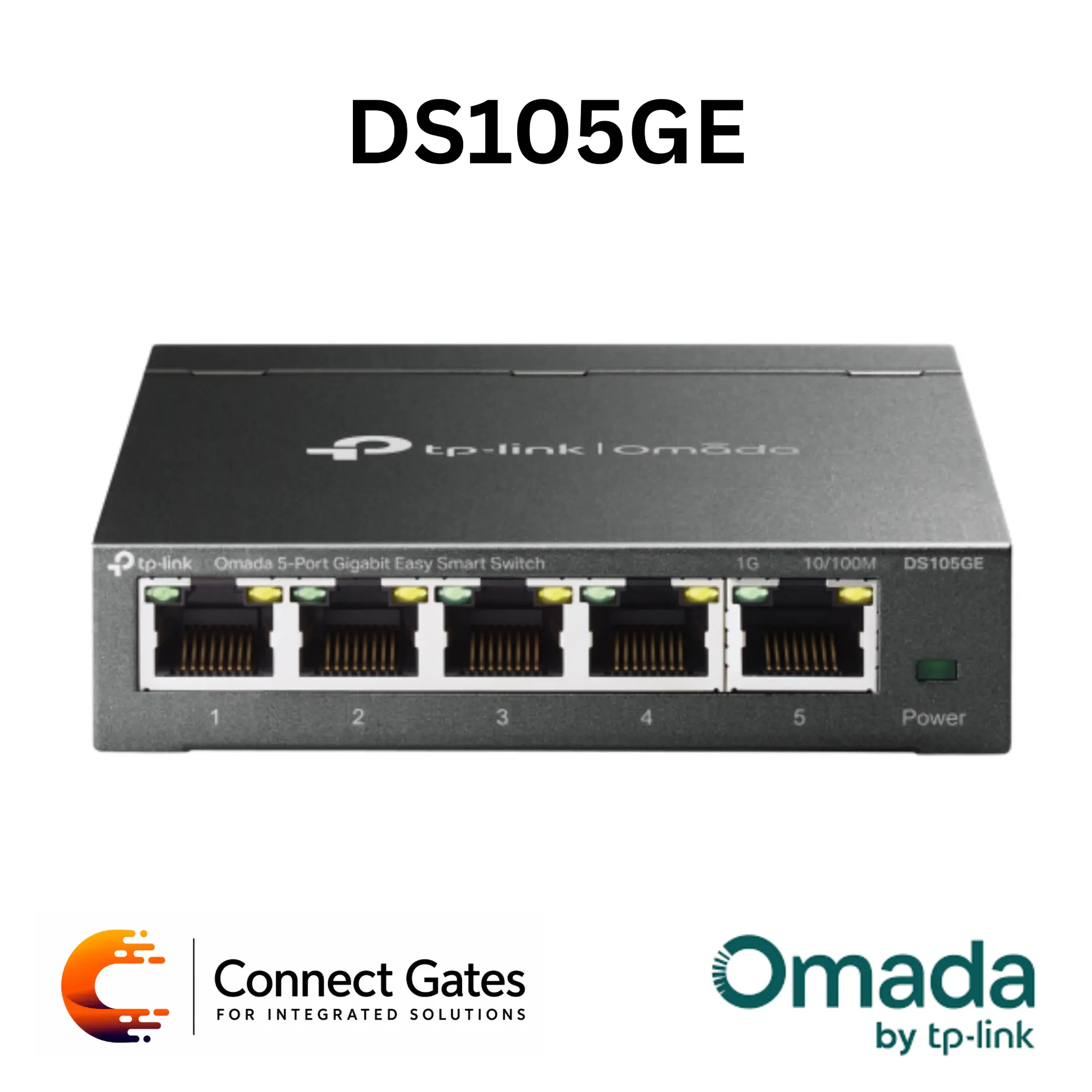 [DS105GE] Omada DS105GE – 5-Port Gigabit Easy Smart Switch