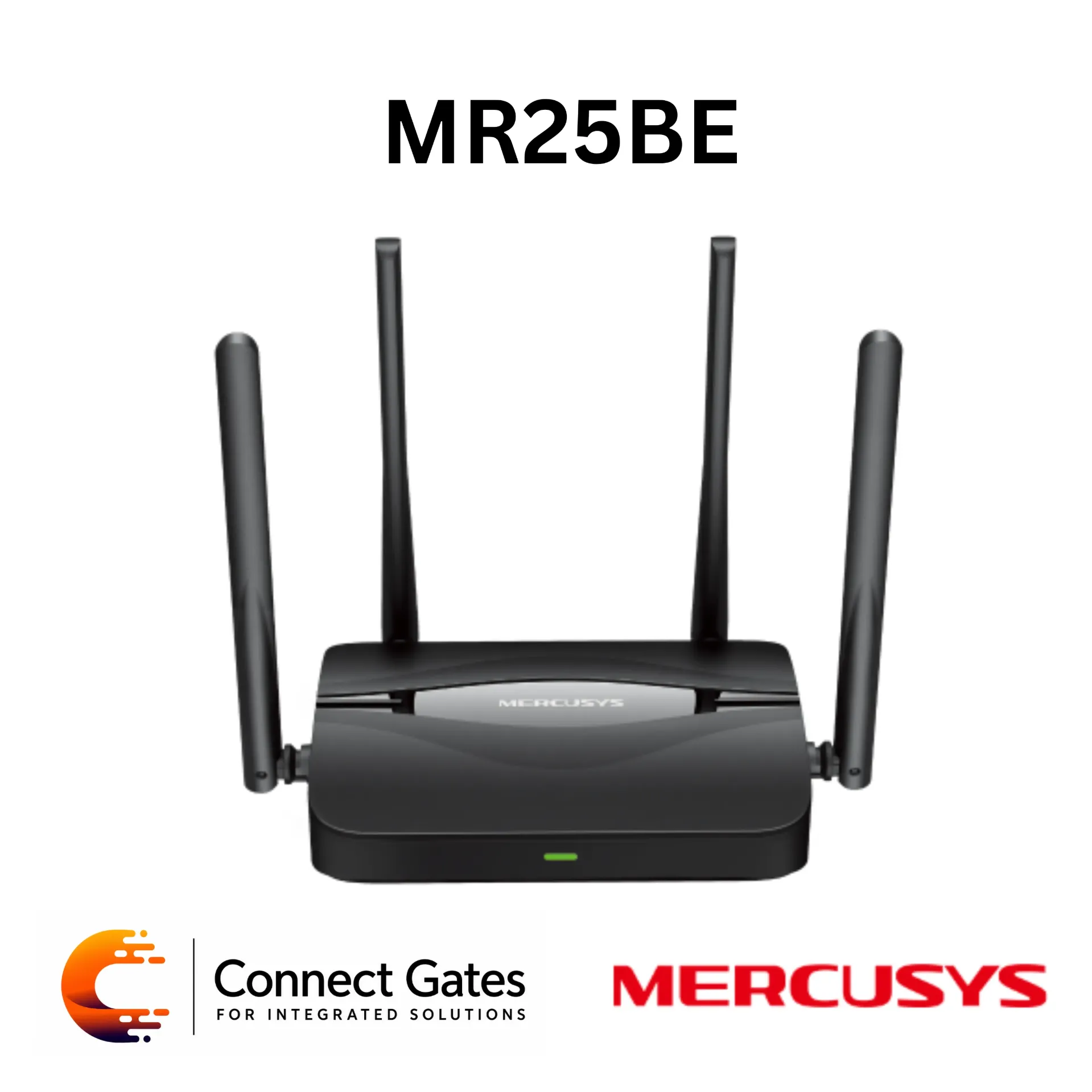 [MR25BE – BE3600] Mercusys MR25BE – BE3600 Dual-Band Wi-Fi 7 Router with Gigabit WAN, 4 Gigabit LAN Ports, EasyMesh & WPA3 Security