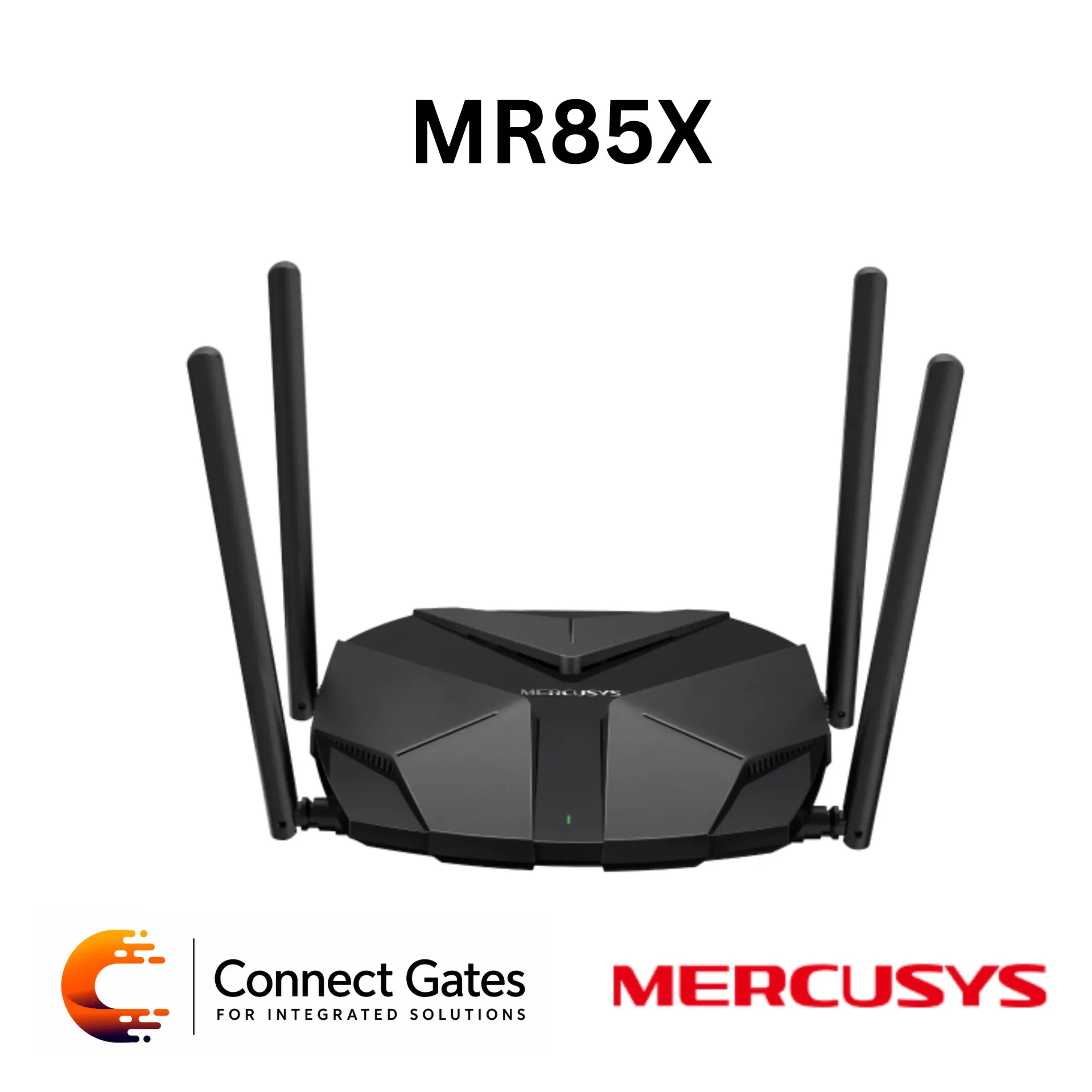 [MR85X] Mercusys MR85X – AX3000 Dual-Band Wi-Fi 6 Router with 2.5Gbps WAN, Gigabit LAN Ports, EasyMesh & WPA3 Security