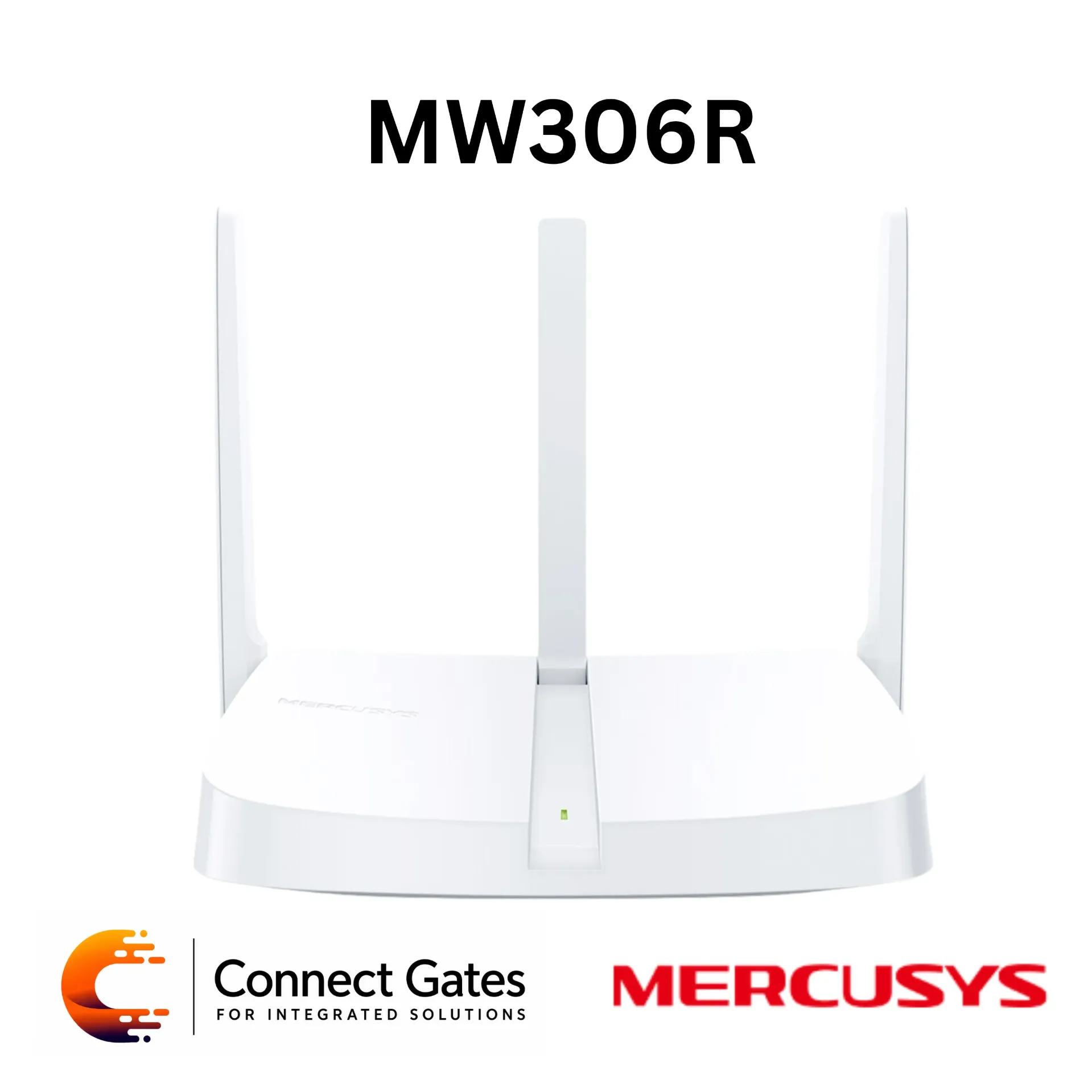 [MW306R] Mercusys MW306R – N300 Multi-Mode Wi-Fi Router with 3 Fixed External Antennas & Fast Ethernet Ports