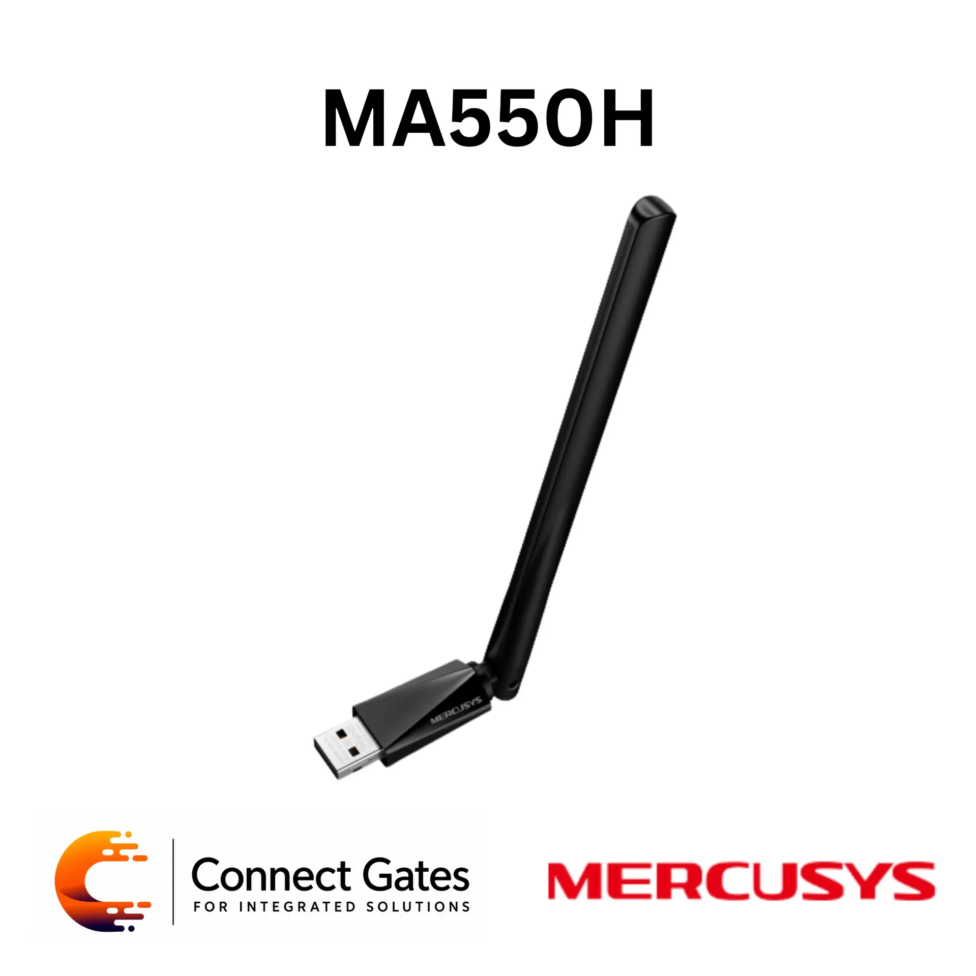Mercusys MA550H – Long Range Bluetooth 5.4 USB Adapter with High-Gain External Antenna & USB-A Interface