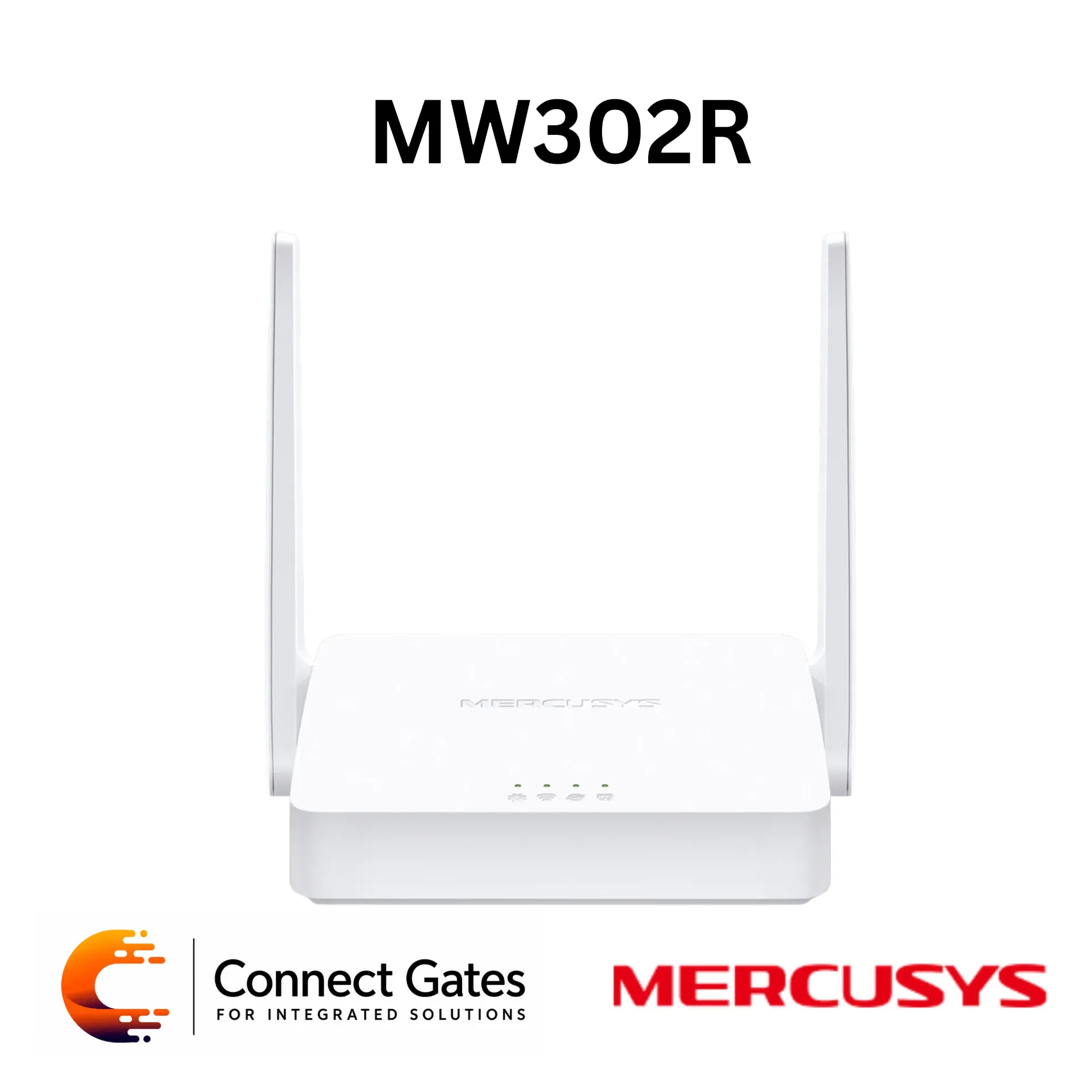 [MW302R] Mercusys MW302R – N300 Multi-Mode Wi-Fi Router with 2 Fixed External Antennas & Fast Ethernet Ports