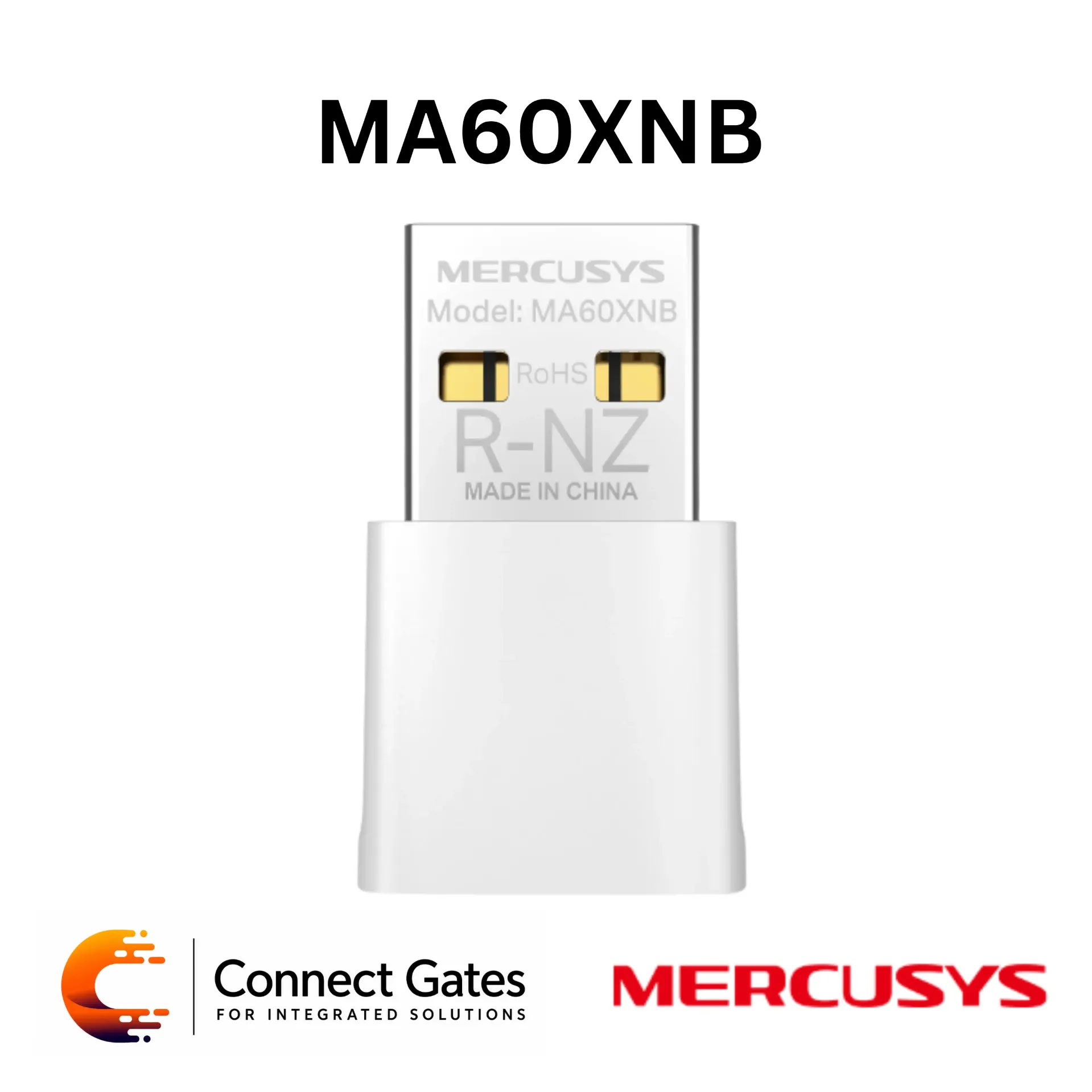 Mercusys MA60XNB – AX900 Nano Wi-Fi 6 Bluetooth USB Adapter with Internal Antenna, USB 2.0, WPA3 & Bluetooth 5.3