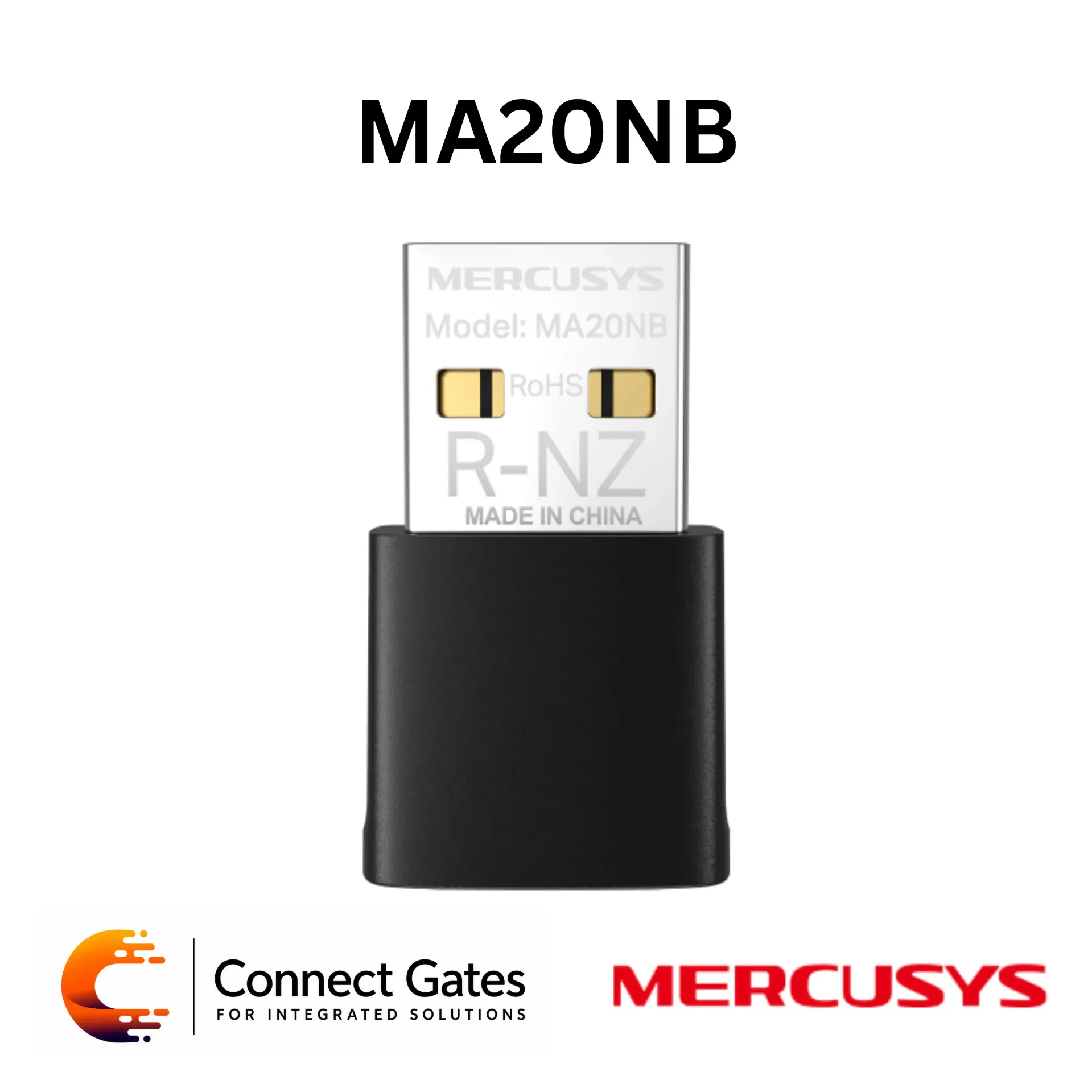 Mercusys MA20NB – AC650 Nano Wi-Fi Bluetooth USB Adapter with Internal Antenna, USB 2.0, WPA3 & Bluetooth 5.0