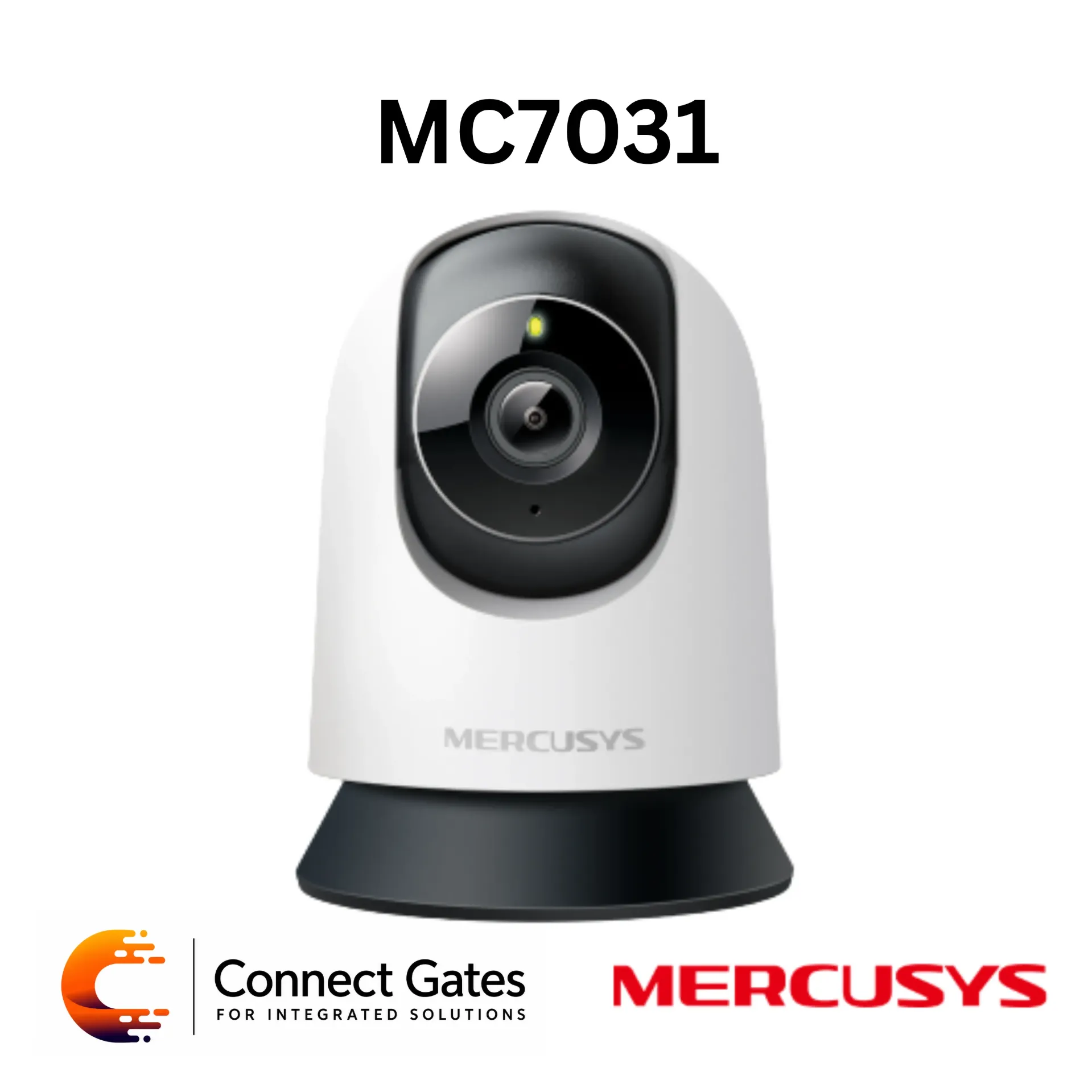 [MC7031] Mercusys MC7031 – Pan/Tilt Home Security Wi-Fi Camera with 2K Resolution, 360° View, Two-Way Audio, Motion Tracking & Night Vision