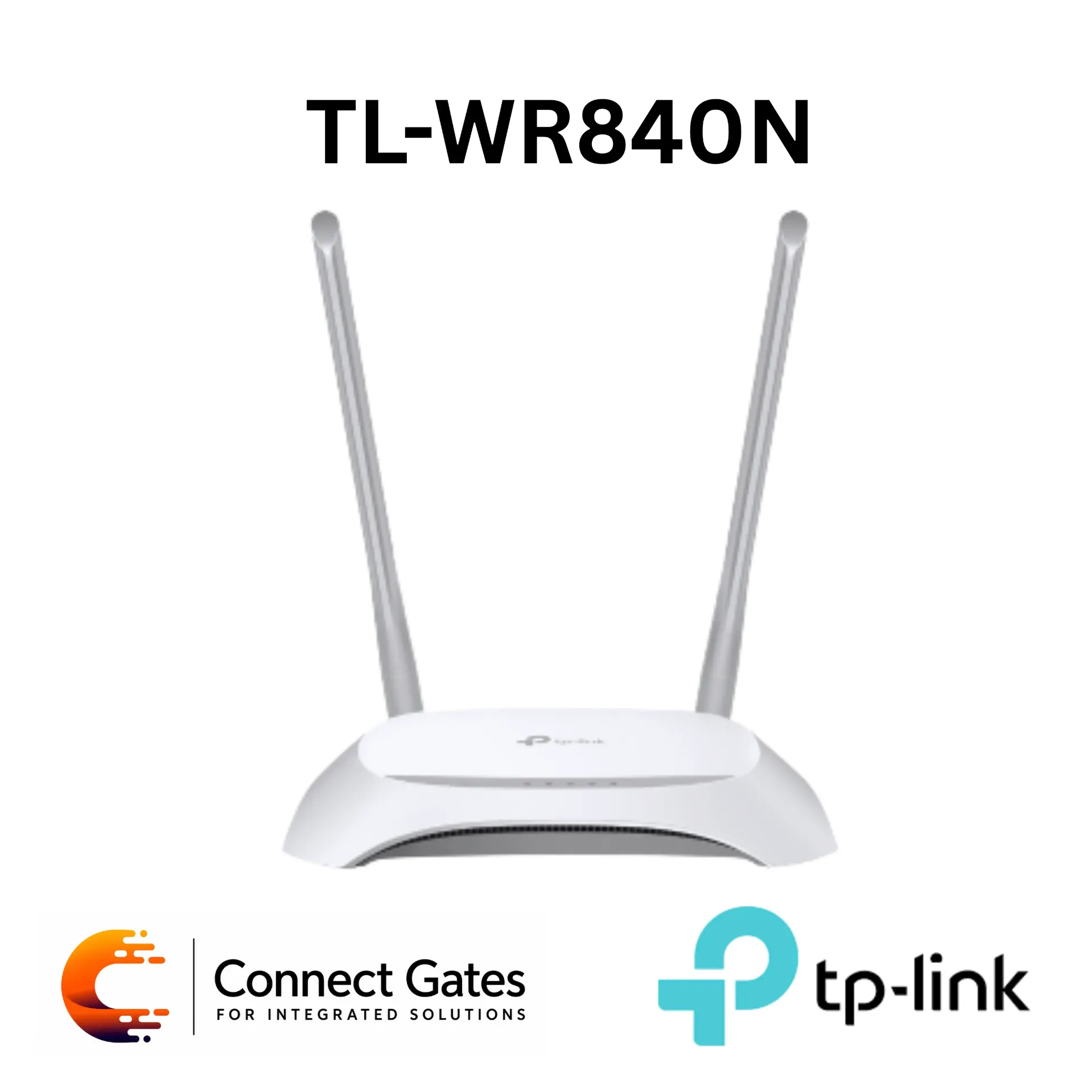 [TL-WR840N] TP-Link TL-WR840N – N300 Wi-Fi Router with 2 Antennas, 10/100Mbps Ports & Multiple Operating Modes