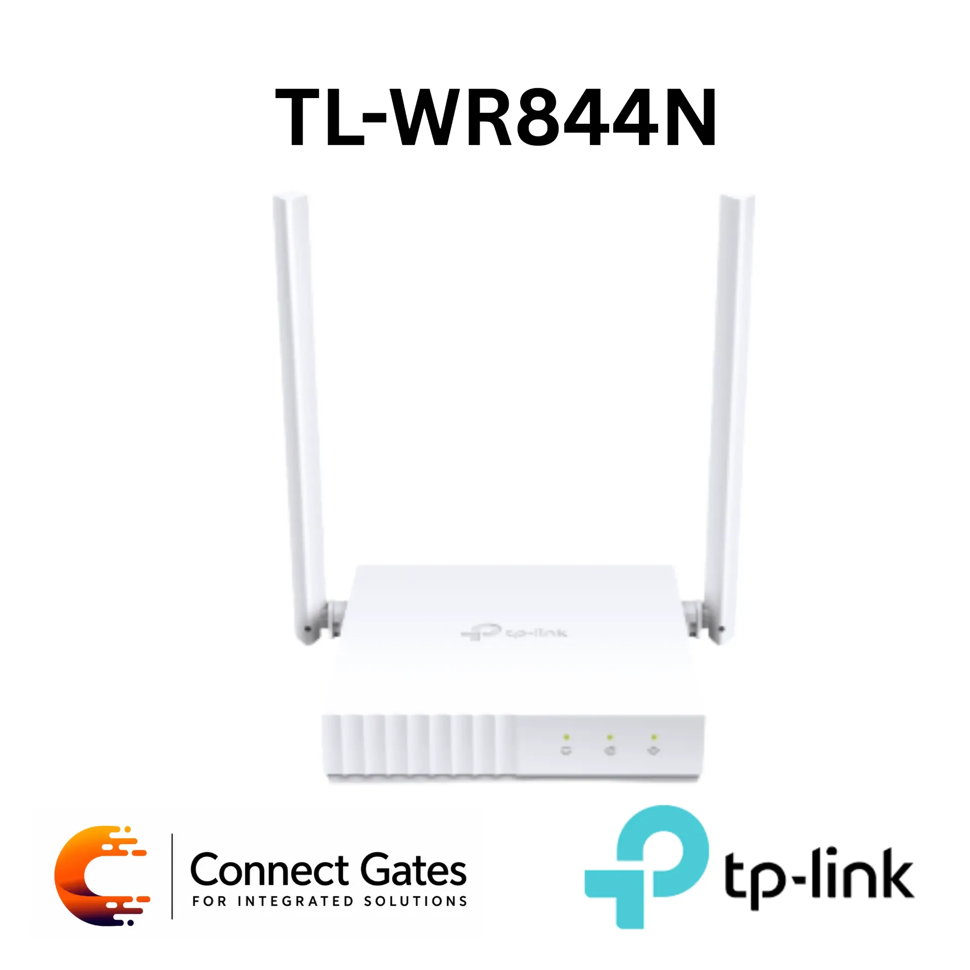 [TL-WR844N] TP-Link TL-WR844N – N300 Wi-Fi Router with 2 Antennas, 10/100Mbps Ports, WISP Mode & Agile Config