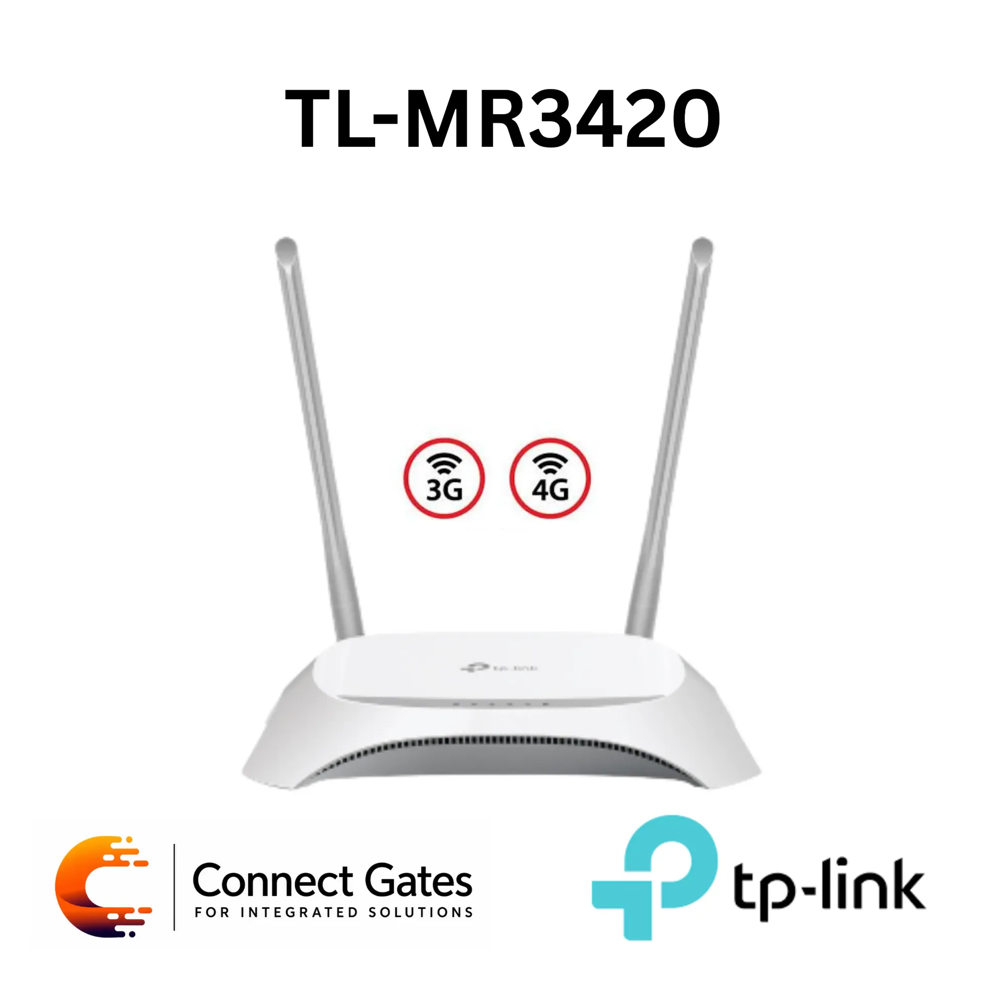 [TL-MR3420] TP-Link TL-MR3420 – 300Mbps 3G/4G Wireless N Router with USB Modem Support, Fast Ethernet Ports & 3G/WAN Failover