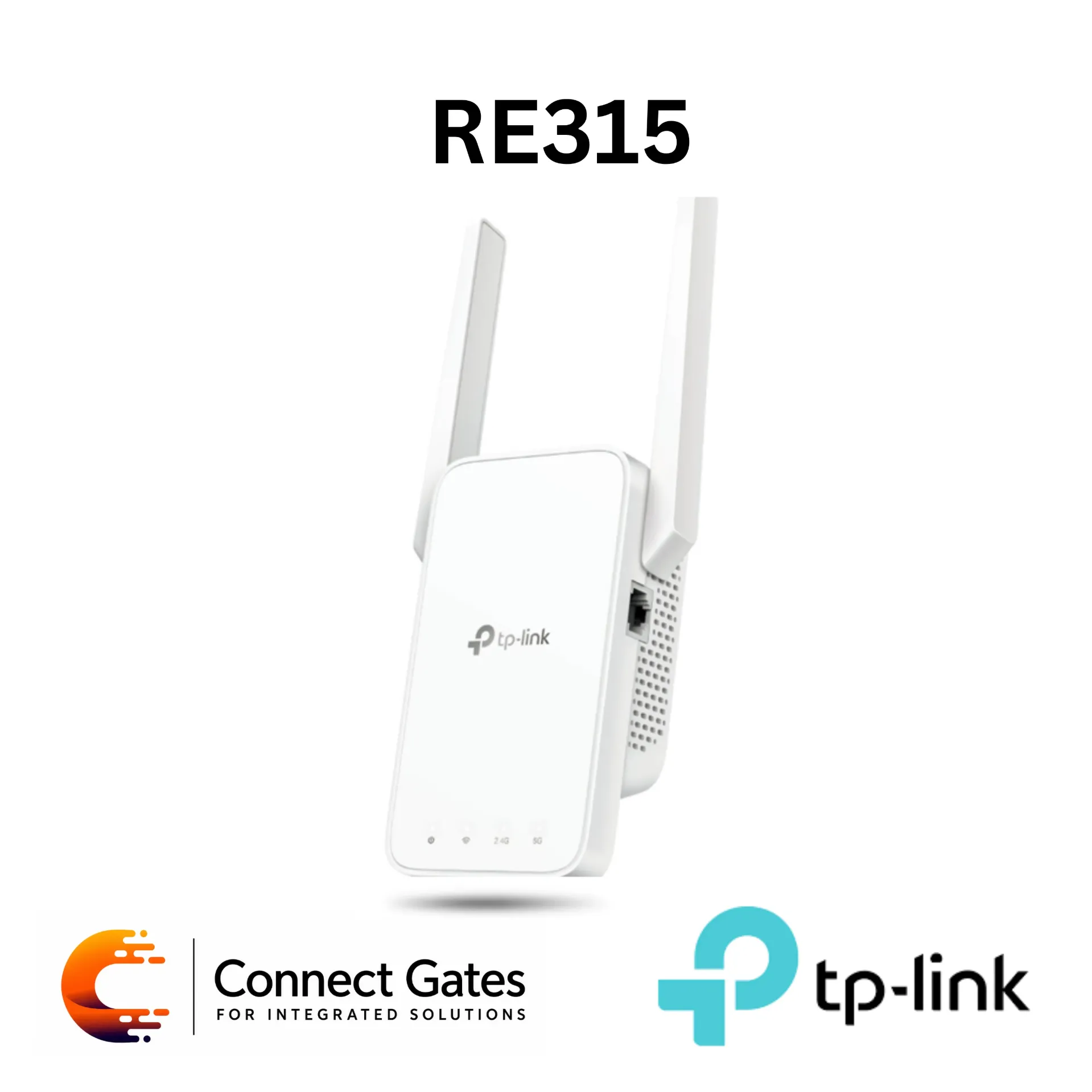 [RE315] TP-Link RE315 – AC1200 Wi-Fi Range Extender with Dual-Band Wi-Fi, 2 External Antennas, Fast Ethernet Port & EasyMesh