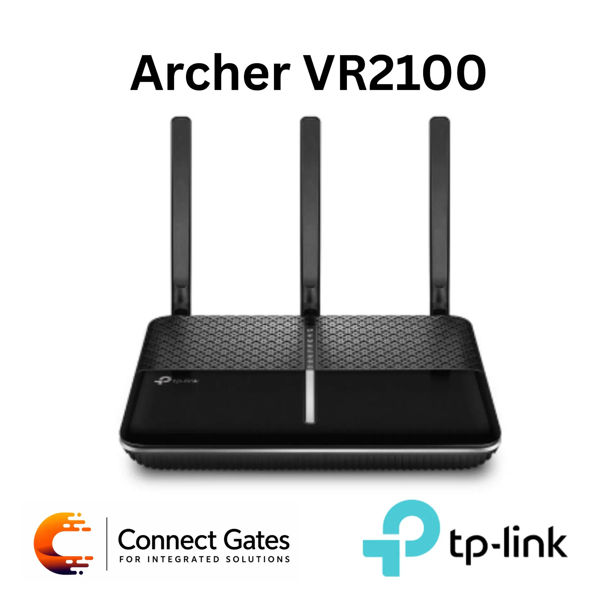 [Archer VR2100] TP-Link Archer VR2100 – AC2100 Wi-Fi VDSL/ADSL Modem Router with VDSL Profile 35b, Gigabit Ports, USB 3.0, MU-MIMO & Beamforming