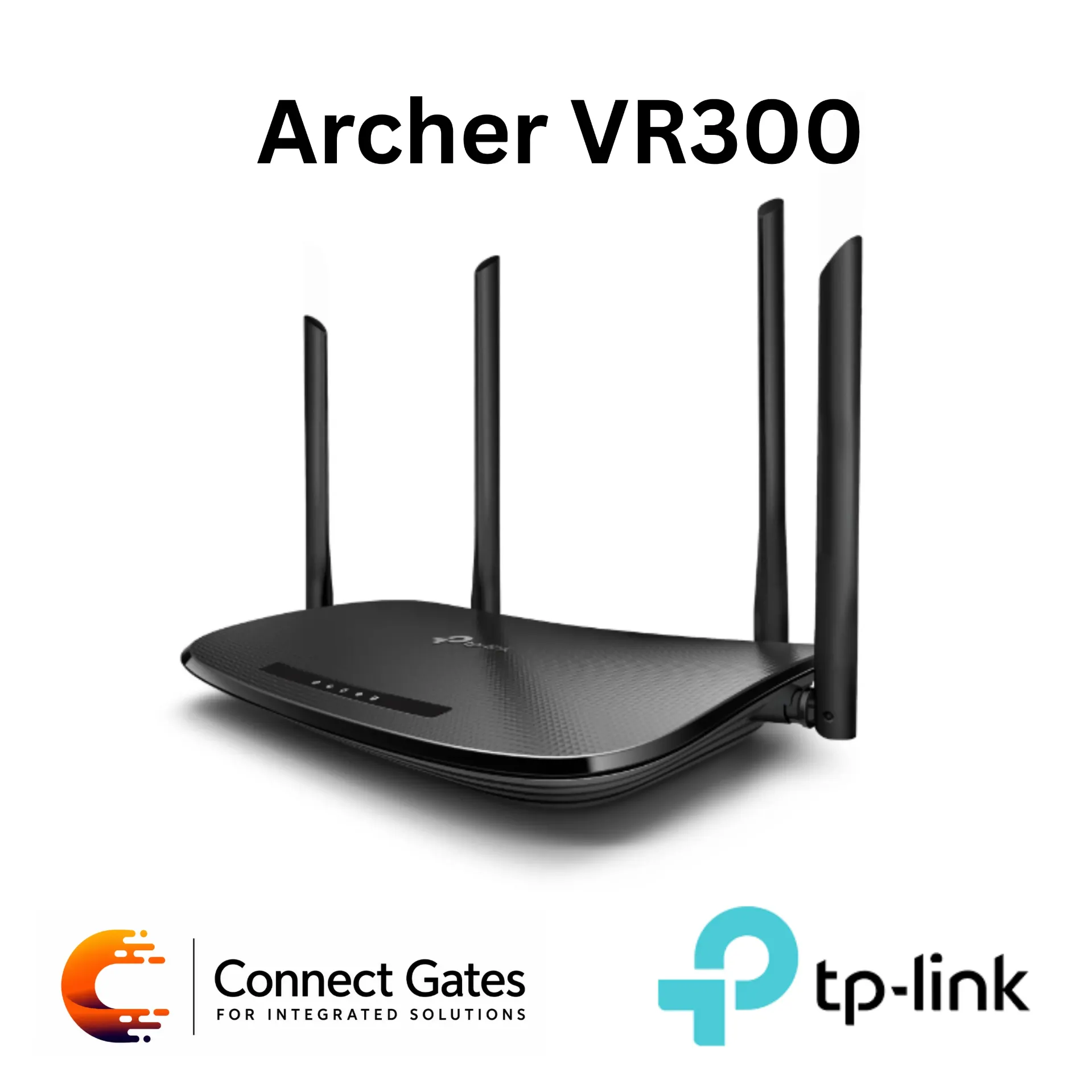 [Archer VR300] TP-Link Archer VR300 – AC1200 Wi-Fi VDSL/ADSL Modem Router with VDSL Profile 30a, Fast Ethernet Ports, Annex A/B, IPTV & Cloud Support