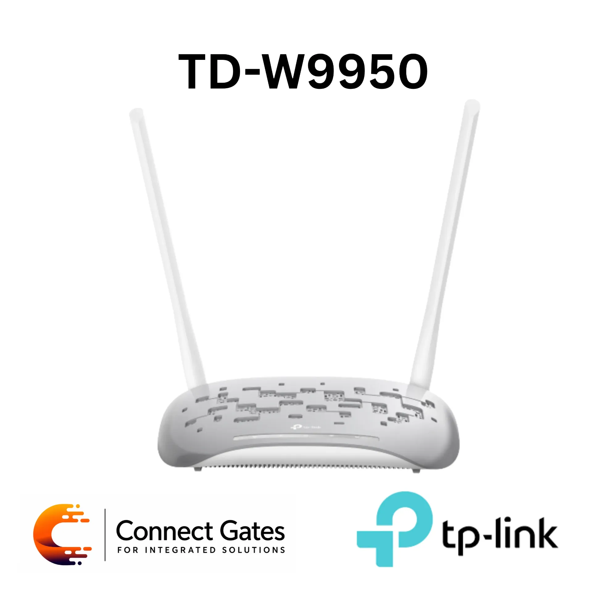[TD-W9950] TP-Link TD-W9950 – 300Mbps Wi-Fi VDSL/ADSL Modem Router with VDSL Profile 30a, Fast Ethernet Ports, Annex A & IPTV Support