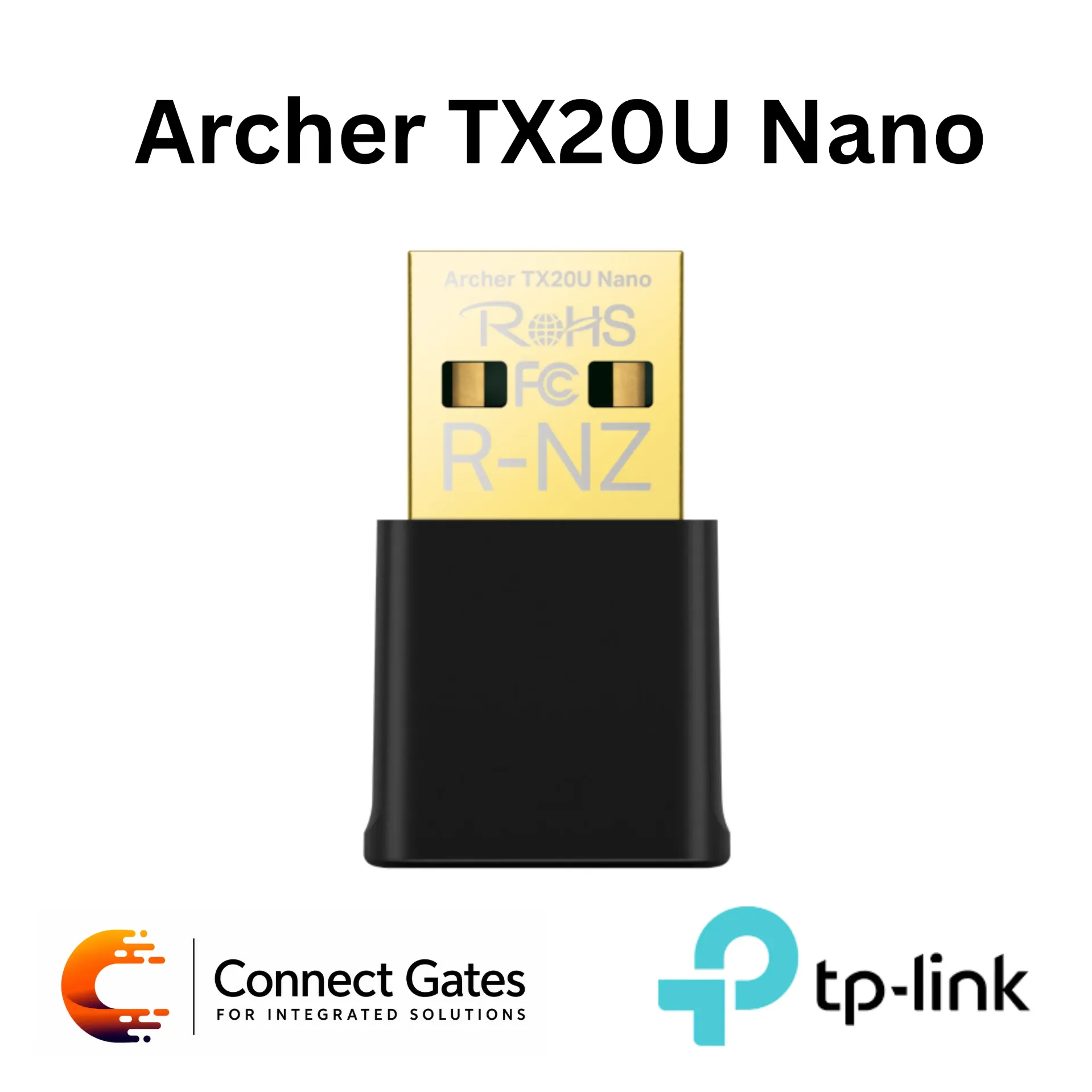 [Archer TX20U Nano] TP-Link Archer TX20U Nano – AX1800 Nano Dual-Band Wi-Fi 6 USB Adapter with Internal Antennas, USB 3.0, MU-MIMO, OFDMA & WPA3