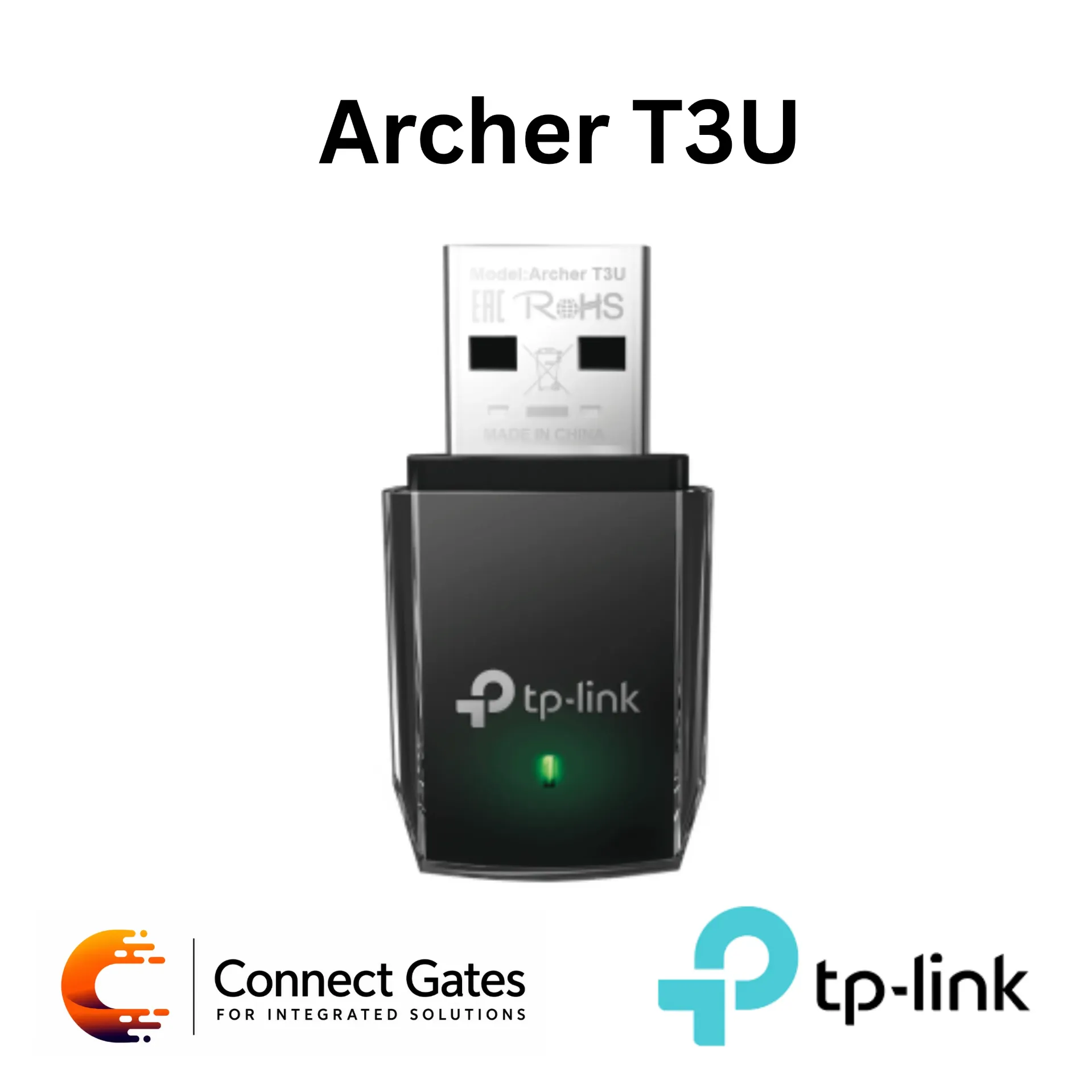 [Archer T3U] TP-Link Archer T3U – AC1300 Mini Dual-Band Wi-Fi USB Adapter with USB 3.0 & MU-MIMO