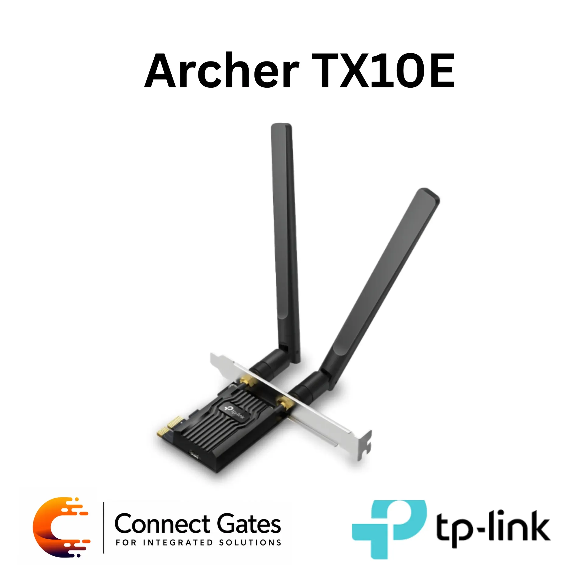 TP-Link Archer TX10E – AX900 Dual-Band Wi-Fi 6 Bluetooth PCI Express Adapter with High-Gain Antennas, WPA3, OFDMA & Bluetooth 5.3