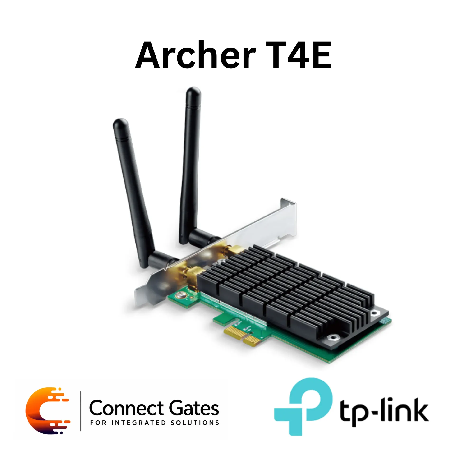 [Archer T4E] TP-Link Archer T4E – AC1200 Dual-Band Wi-Fi PCI Express Adapter with 2 High-Gain External Antennas