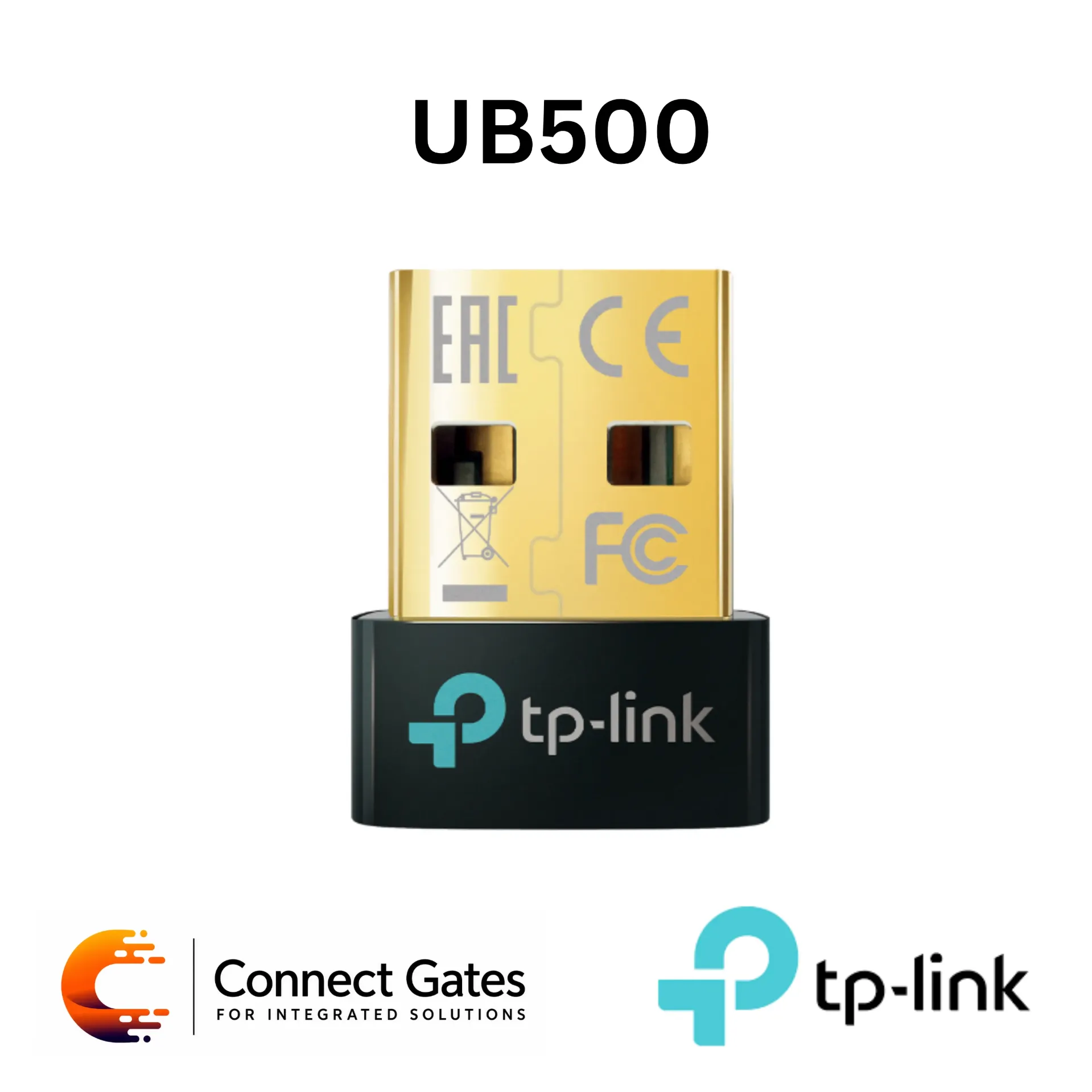 TP-Link UB500 – Bluetooth 5.0 Nano USB Adapter with USB 2.0 Interface & Compact Design