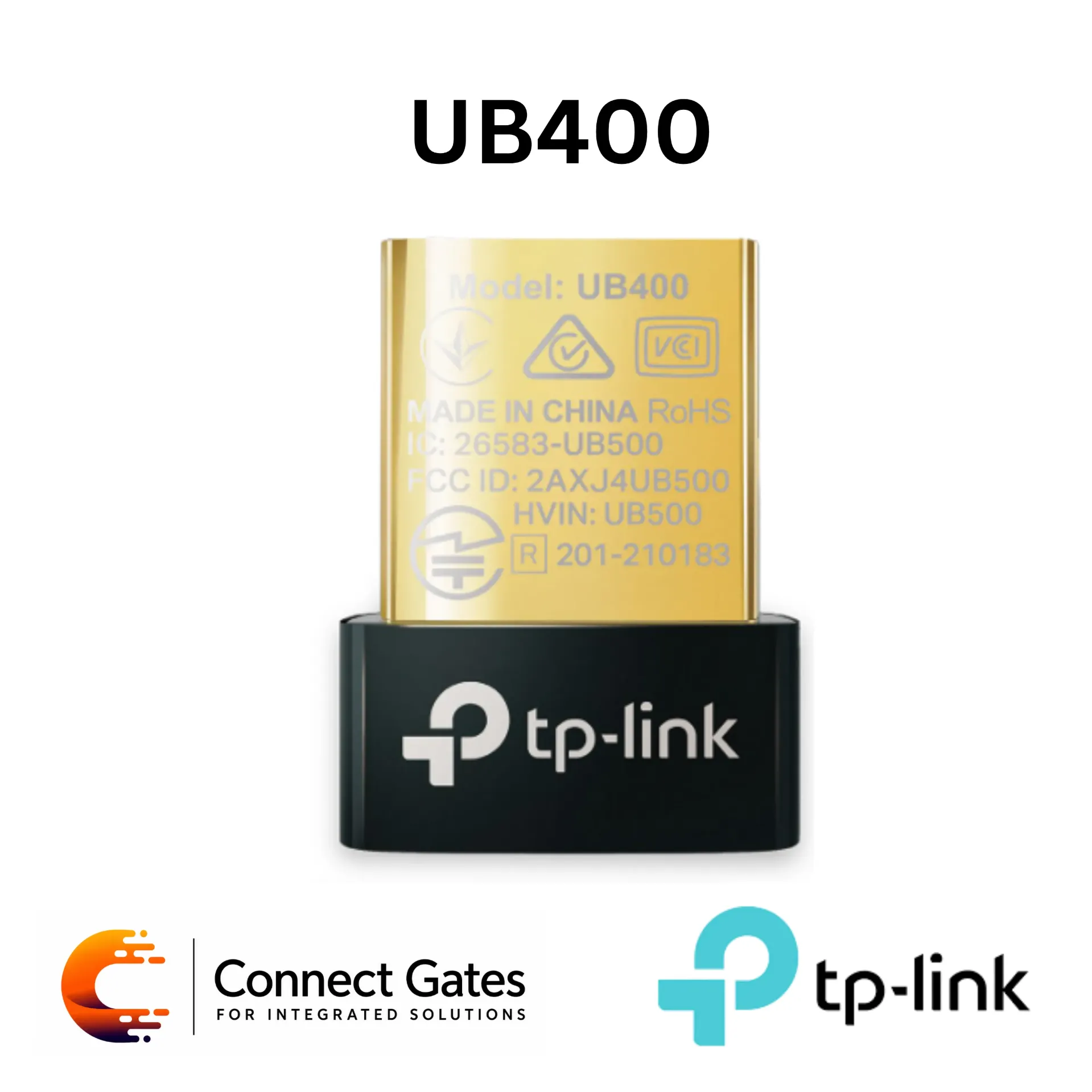TP-Link UB400 – Bluetooth 4.0 Nano USB Adapter with USB 2.0 Interface & Compact Design