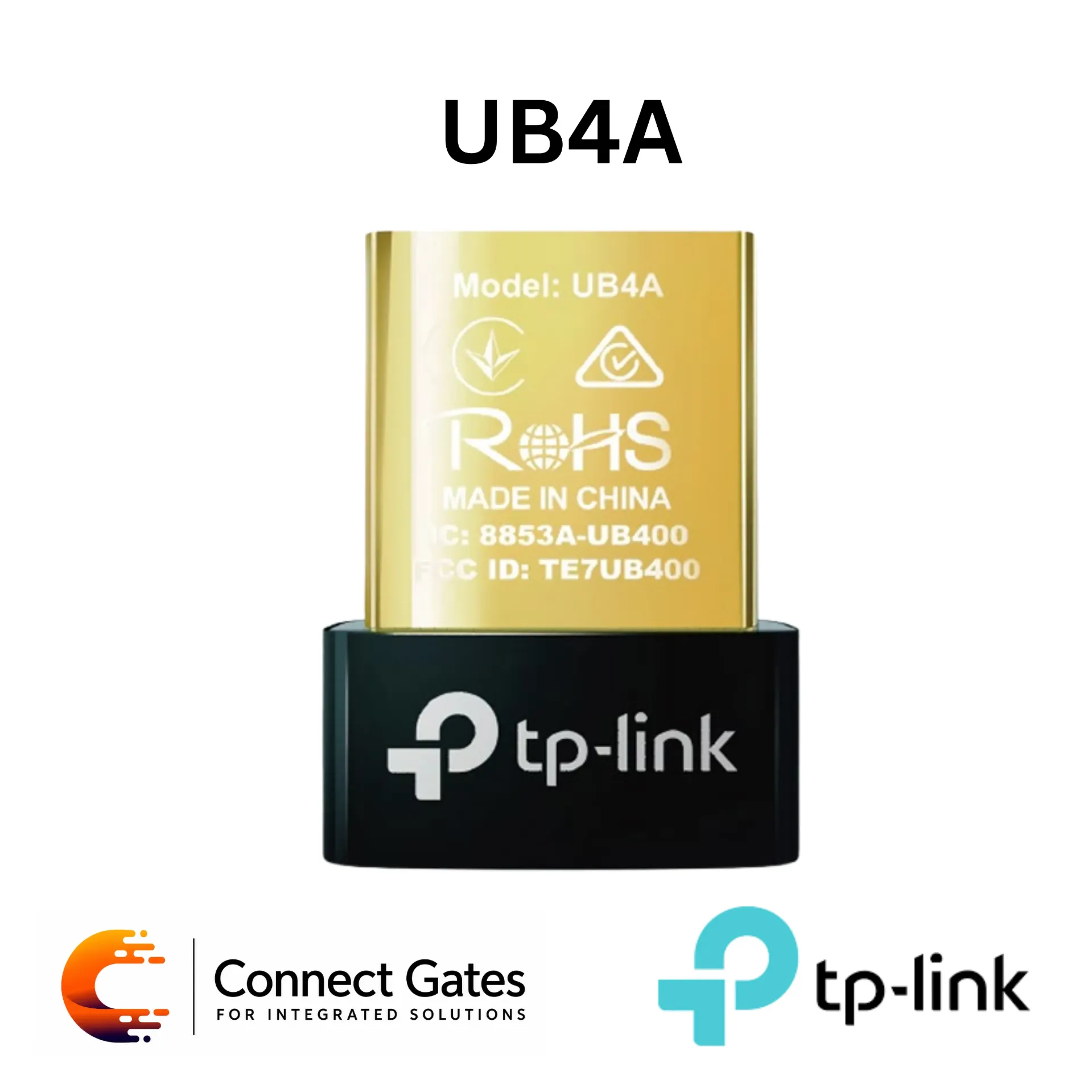 [UB4A] TP-Link UB4A – Bluetooth 4.0 Nano USB Adapter with USB 2.0 Interface & Compact Design