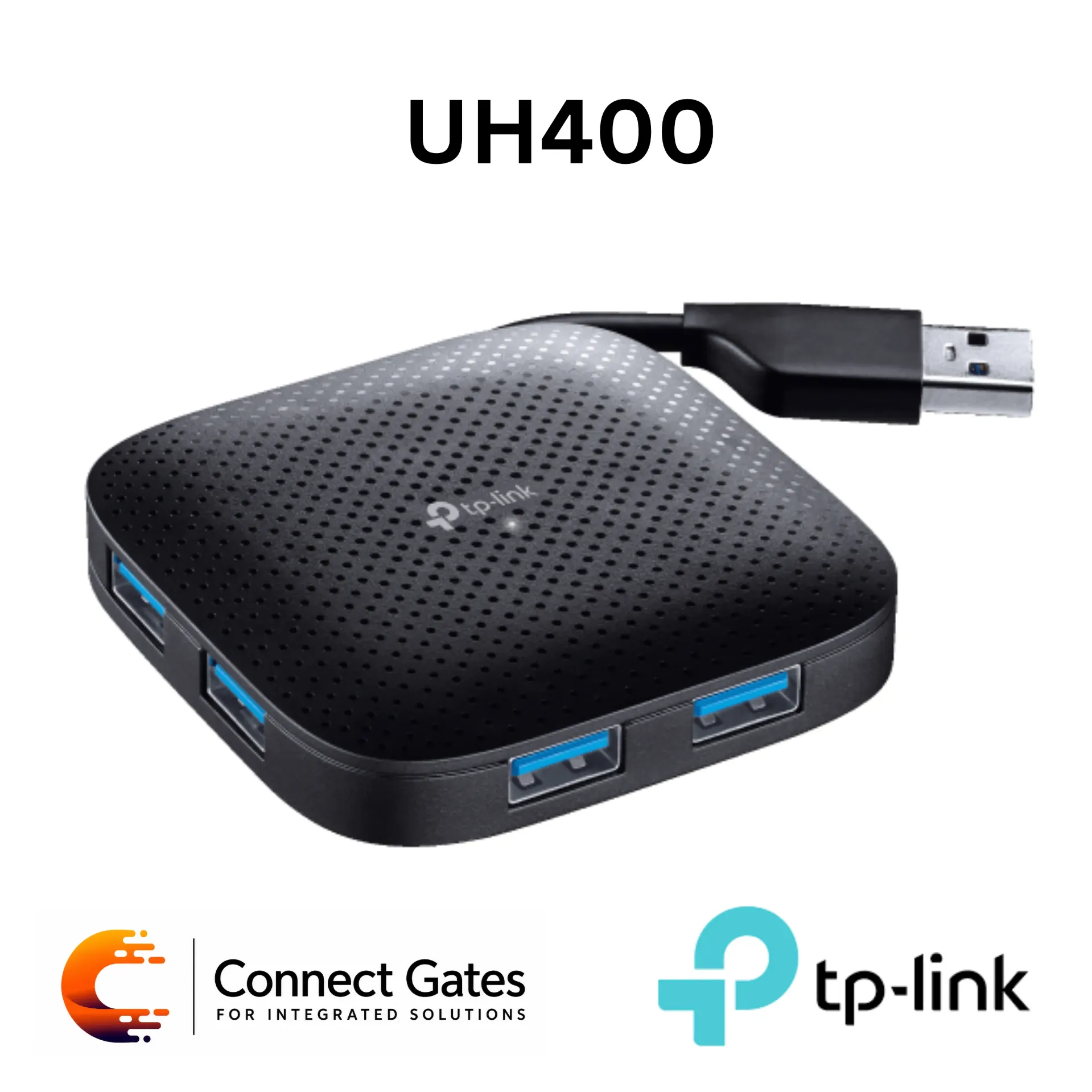 [UH400] TP-Link UH400 – USB 3.0 4-Port Hub with Foldable Design, Plug and Play & Hot Swapping Support