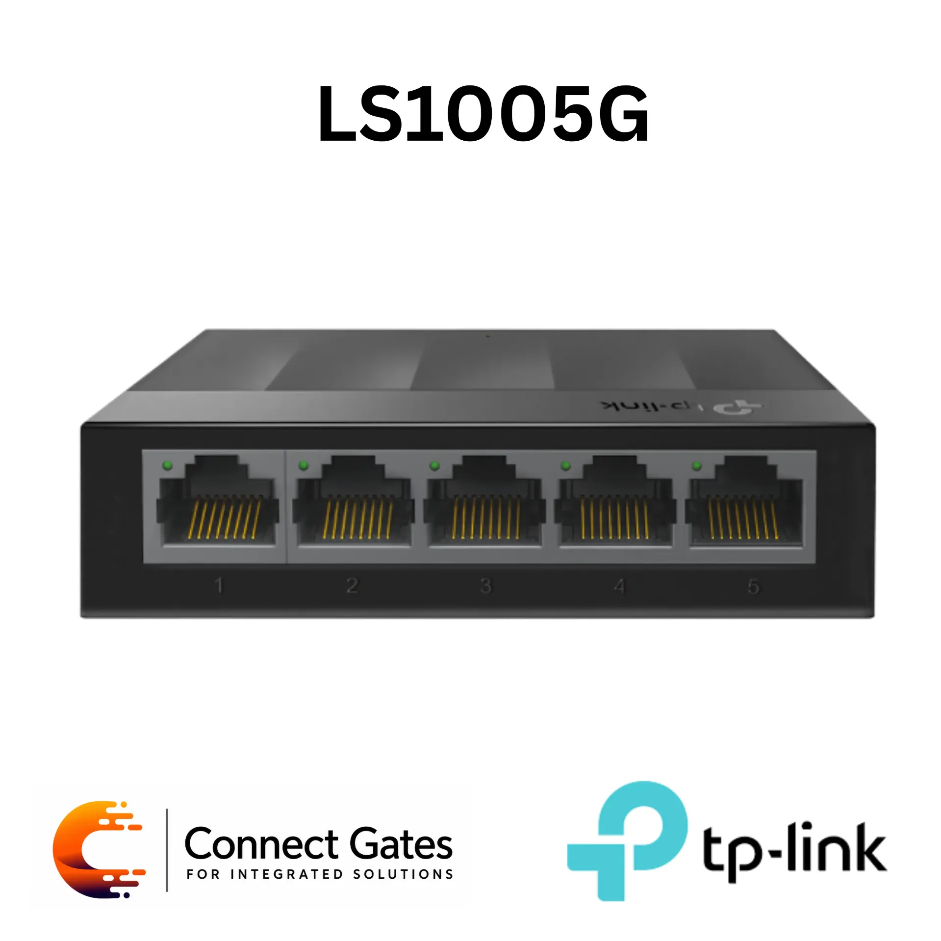 [LS1005G] TP-Link LS1005G – 5-Port Gigabit Desktop Switch with 5 Gigabit RJ45 Ports & Desktop Plastic Case