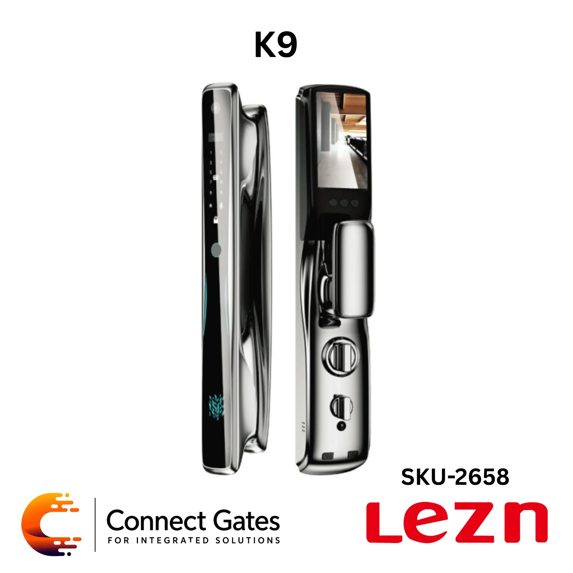 [K9] LEZN K9 – Smart Door Lock for Wooden & Armored Doors with Fingerprint, Password, IC Card, Tuya App & Smart Life App