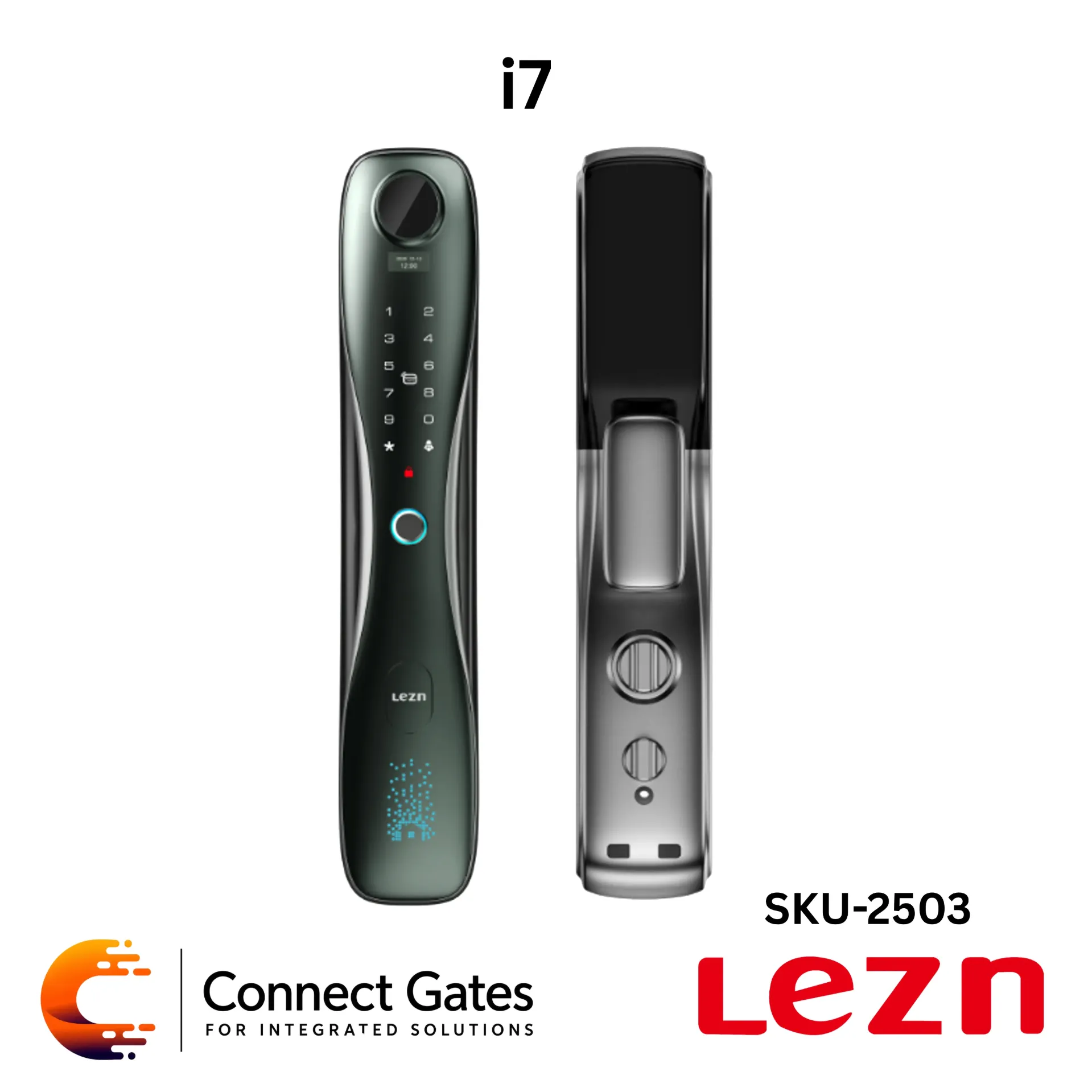 [LEZN i7] LEZN i7 – Smart Door Lock for Wooden & Armored Doors with Fingerprint, Password, IC Card, Tuya App & Smart Life App