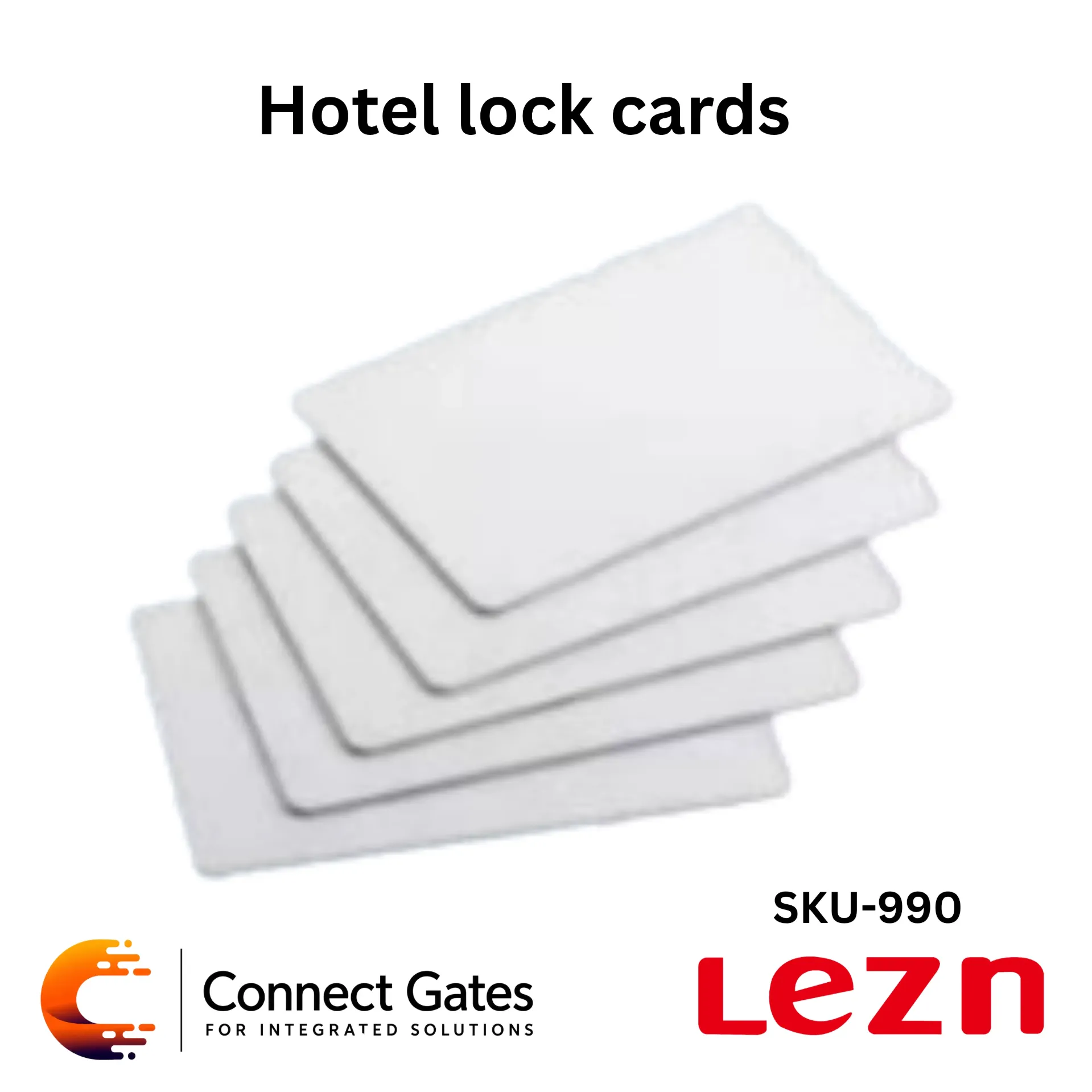 [Lock Cards 57/1 White Card] Hotel Lock Cards 57/1 White Card – RFID Hotel Access Card for Electronic Hotel Door Locks