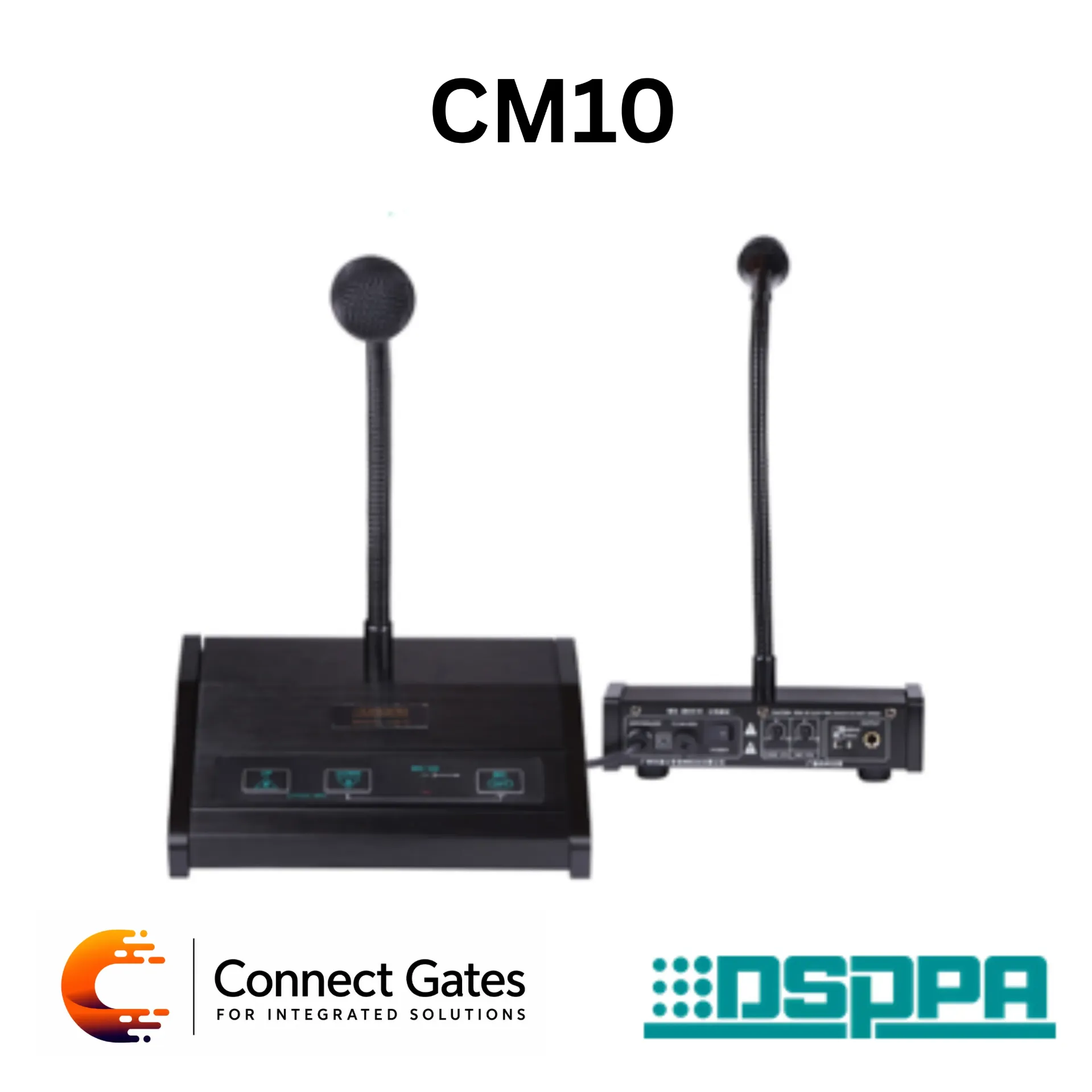 [CM10] DSPPA CM10 – Dingdong Desktop Microphone with 2 Chimes, Built-in Chime & Adjustable Chime Volume