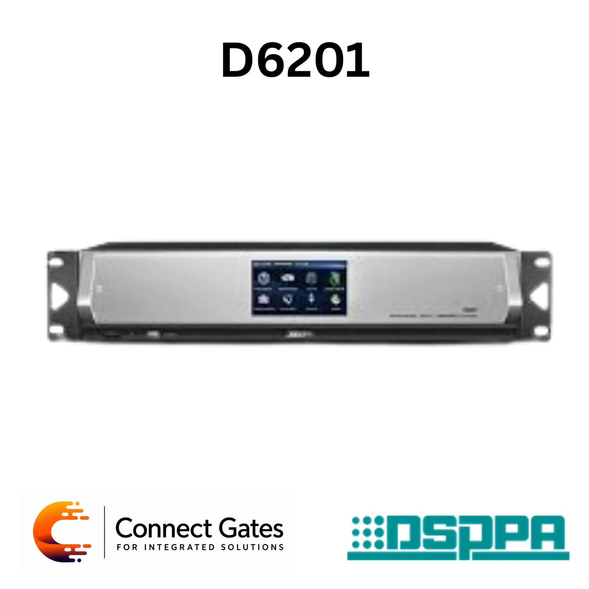DSPPA D6201 – Digital Conference System Host with 4.3-Inch Touch Screen, TCP/IP Interface, Voting, Recording & Camera Tracking